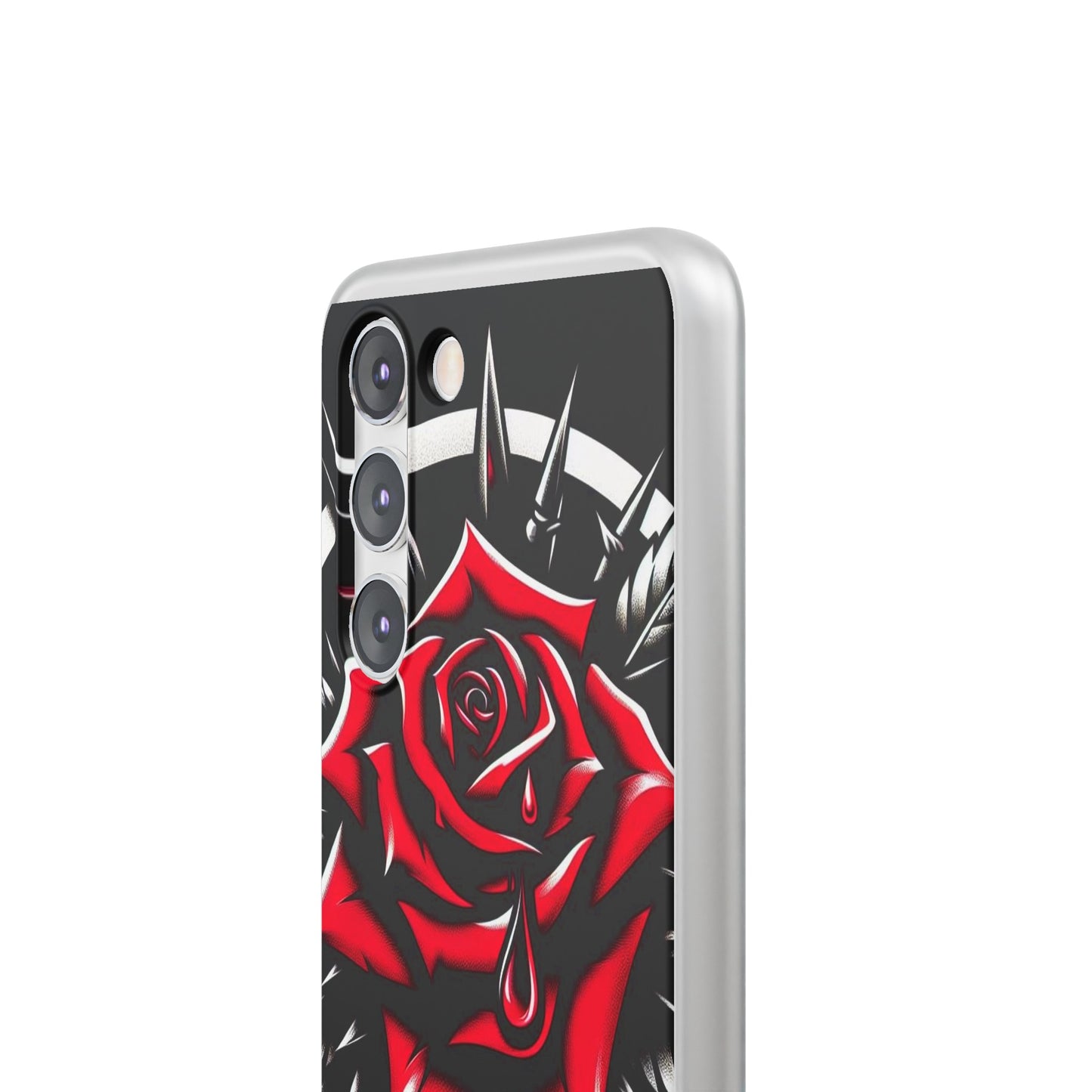 BIGxXxANGRY DESIGNS "Blood Rose" Flex Case