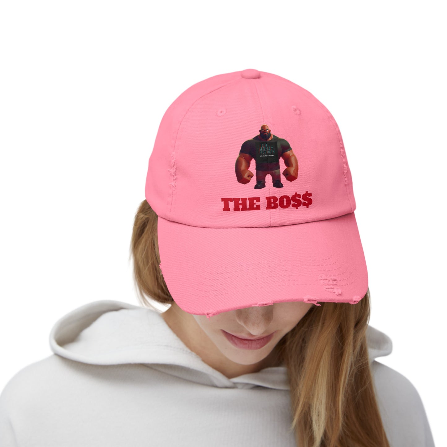 BIGxXxANGRY DESIGNS "THE BO$$" LOGO HAT