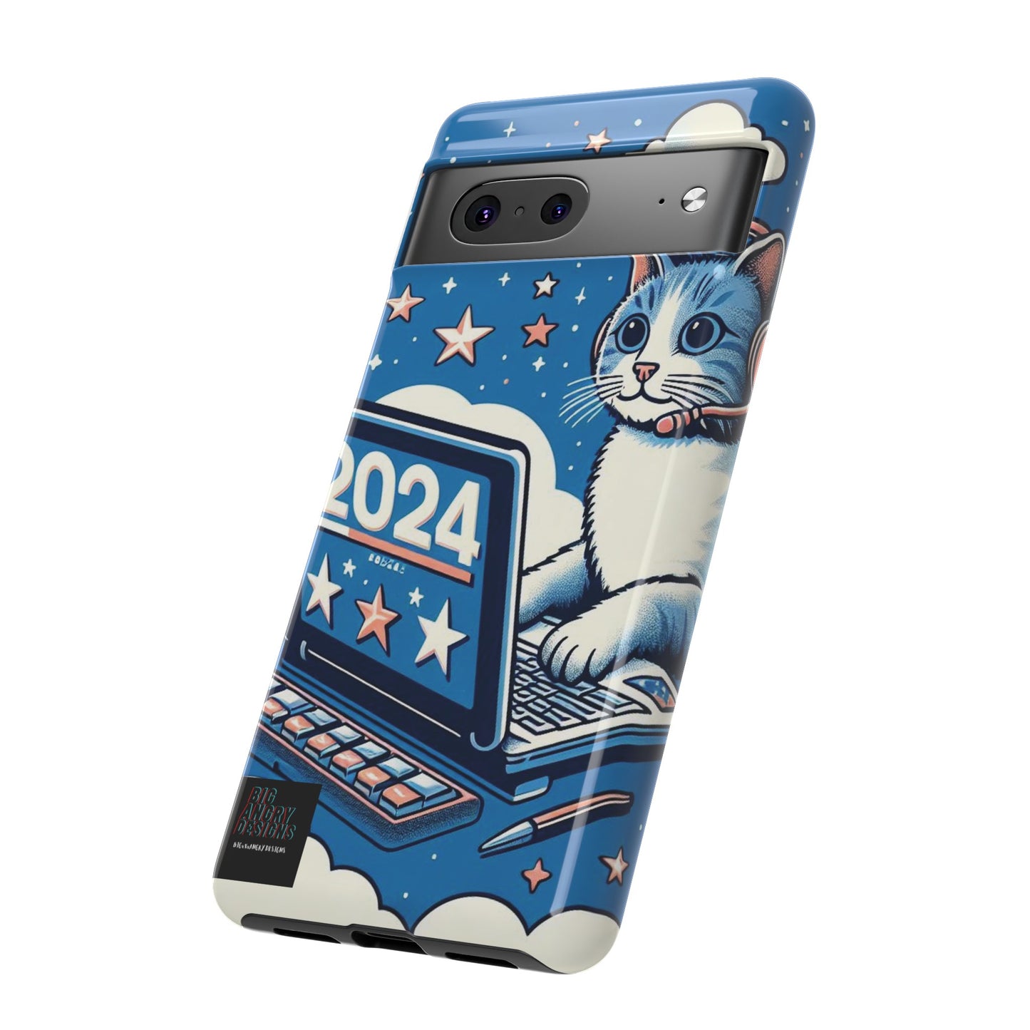 BIGxXxANGRY DESIGNS "2024  Kitty" Protective Phone Case