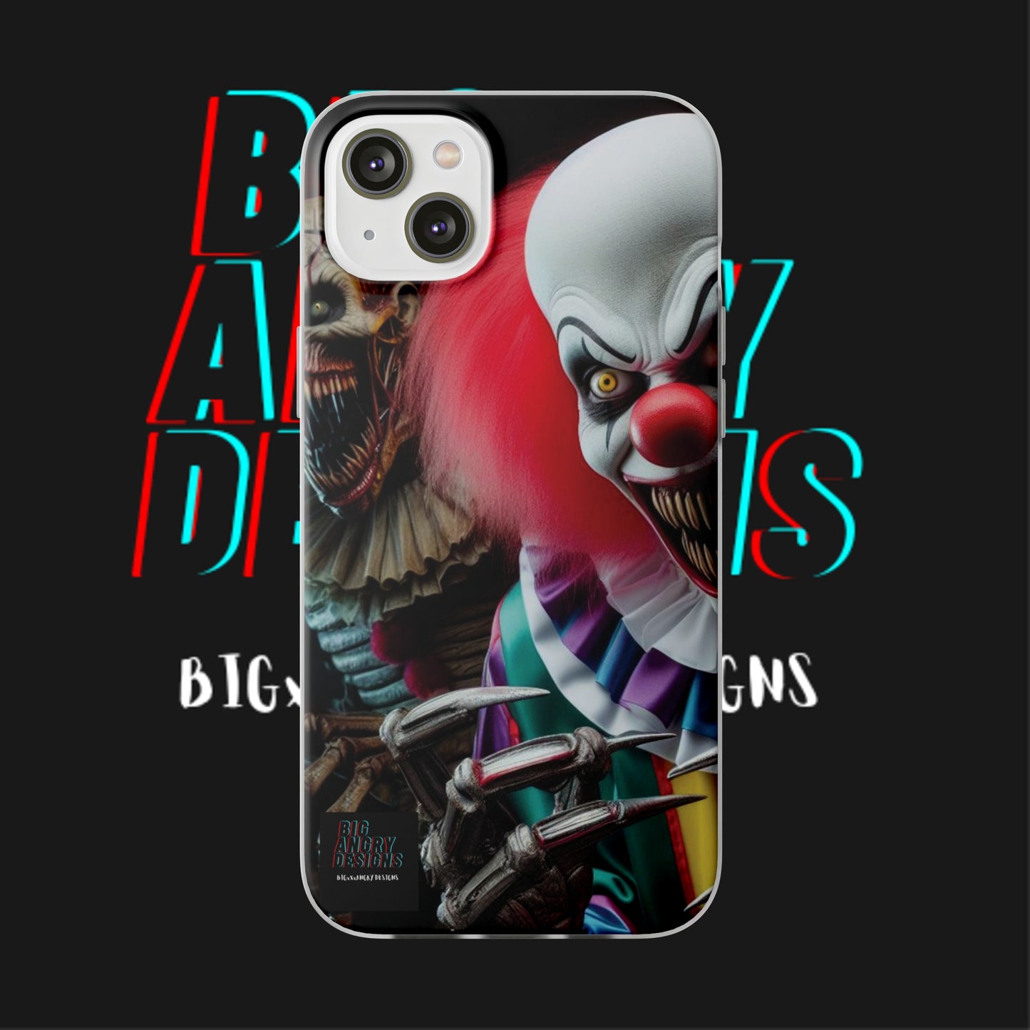 BIGxXxANGRY DESIGNS "Coulrophobia" Flex Case