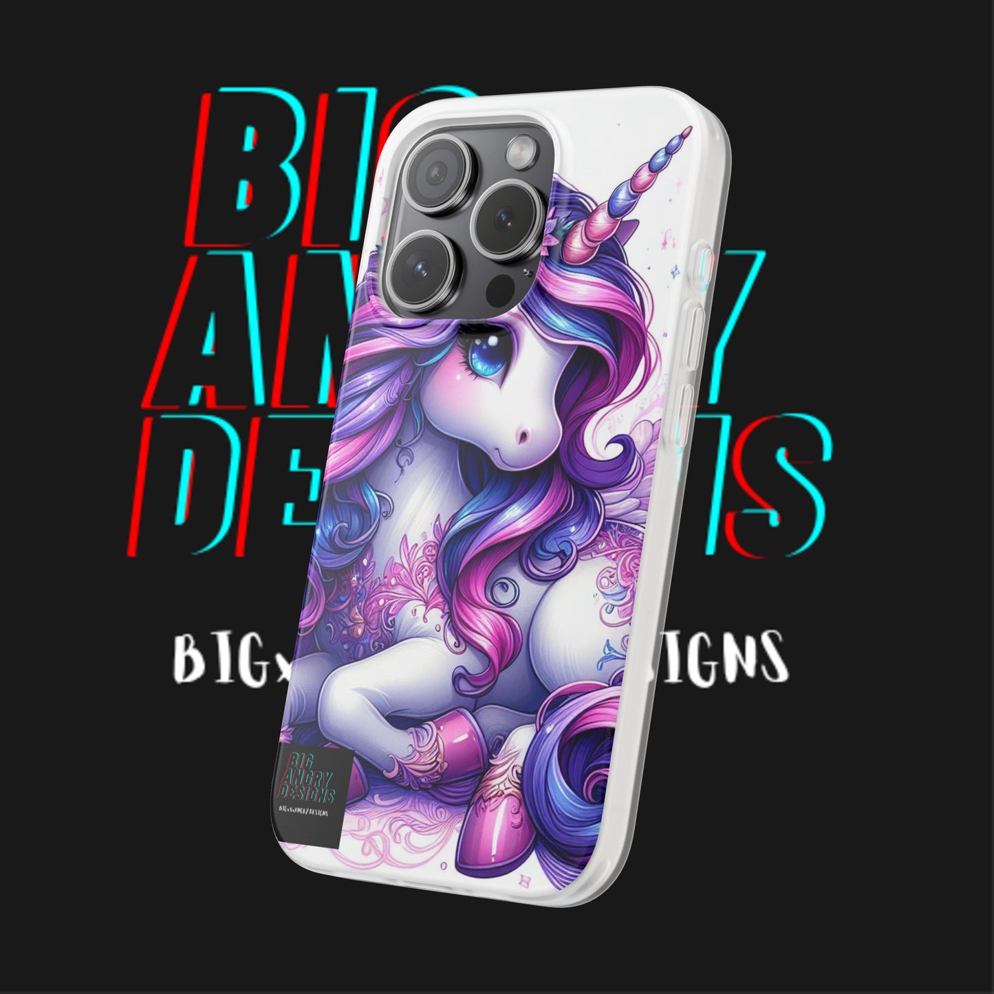 BIGxXxANGRY DESIGNS "LUNA LOVE" Flex Case