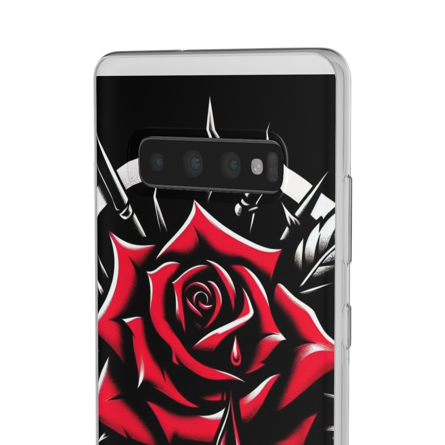 BIGxXxANGRY DESIGNS "Blood Rose" Flex Case