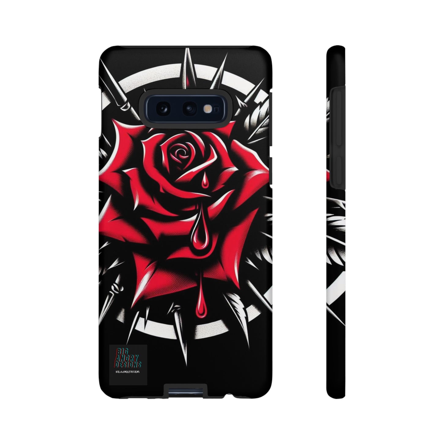 BIGxXxANGRY DESIGNS "Blood Rose" Protective Phone Case