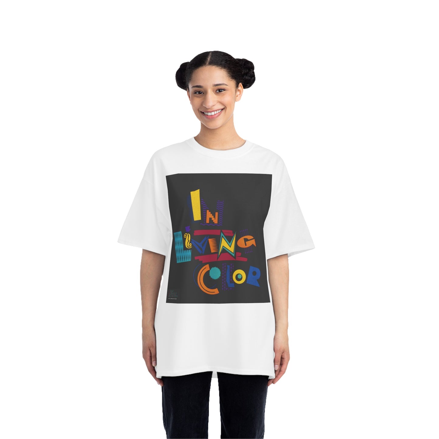 BIGxXxANGRY DESIGNS "IN LIVING COLOR" T-SHIRT