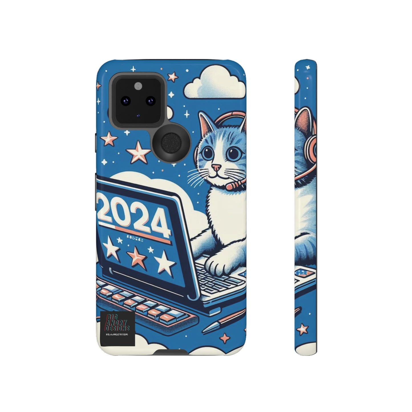 BIGxXxANGRY DESIGNS "2024  Kitty" Protective Phone Case