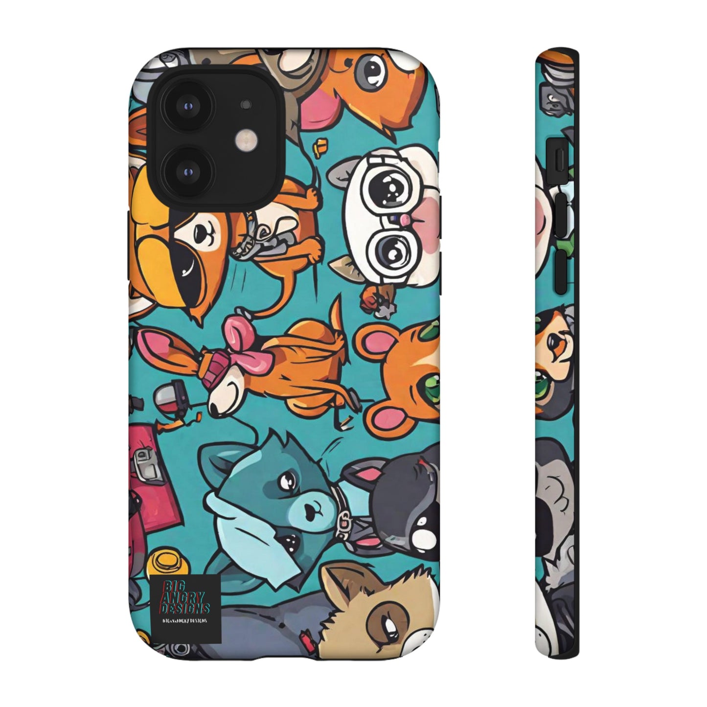 BIGxXxANGRY DESIGNS  "Paw Pals" Protective Phone Case