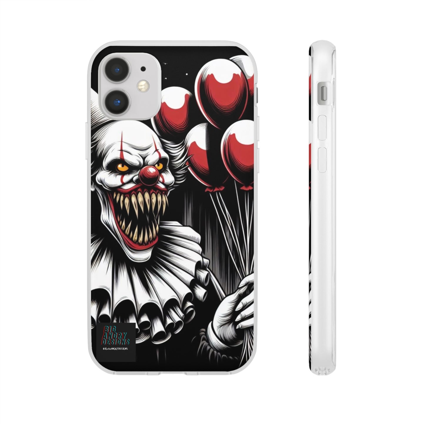 BIGxXxANGRY DESIGNS "BUBBLES THE CLOWN" Flex Case