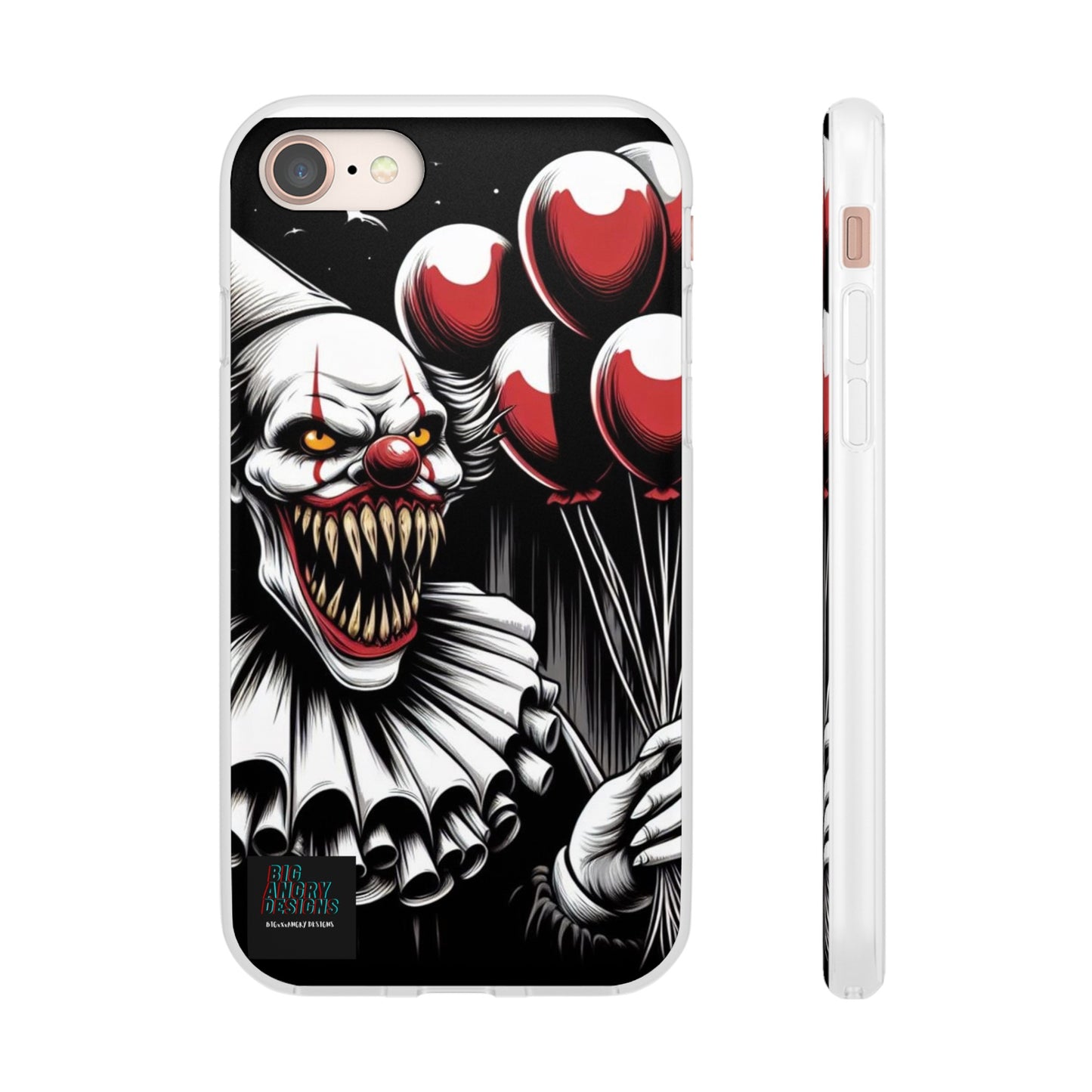 BIGxXxANGRY DESIGNS "BUBBLES THE CLOWN" Flex Case