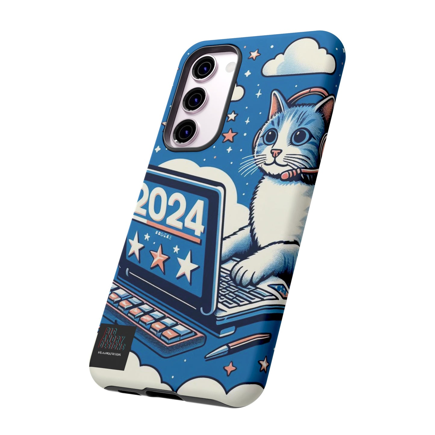 BIGxXxANGRY DESIGNS "2024  Kitty" Protective Phone Case