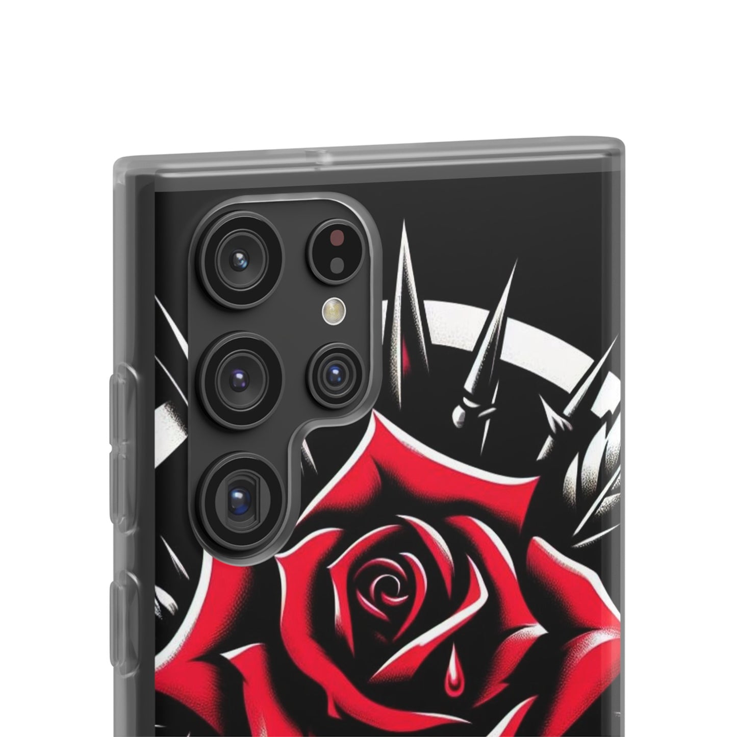 BIGxXxANGRY DESIGNS "Blood Rose" Flex Case