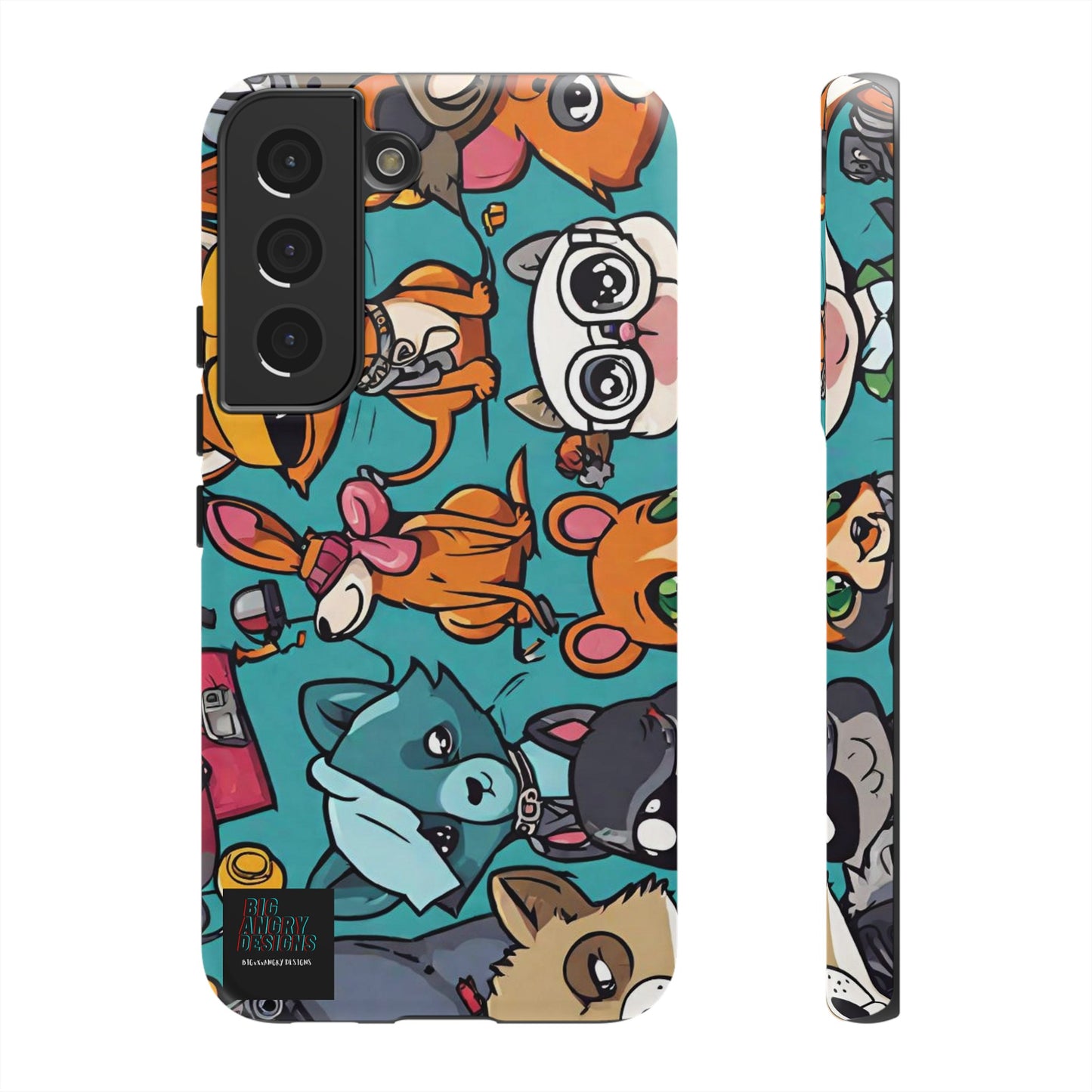 BIGxXxANGRY DESIGNS  "Paw Pals" Protective Phone Case