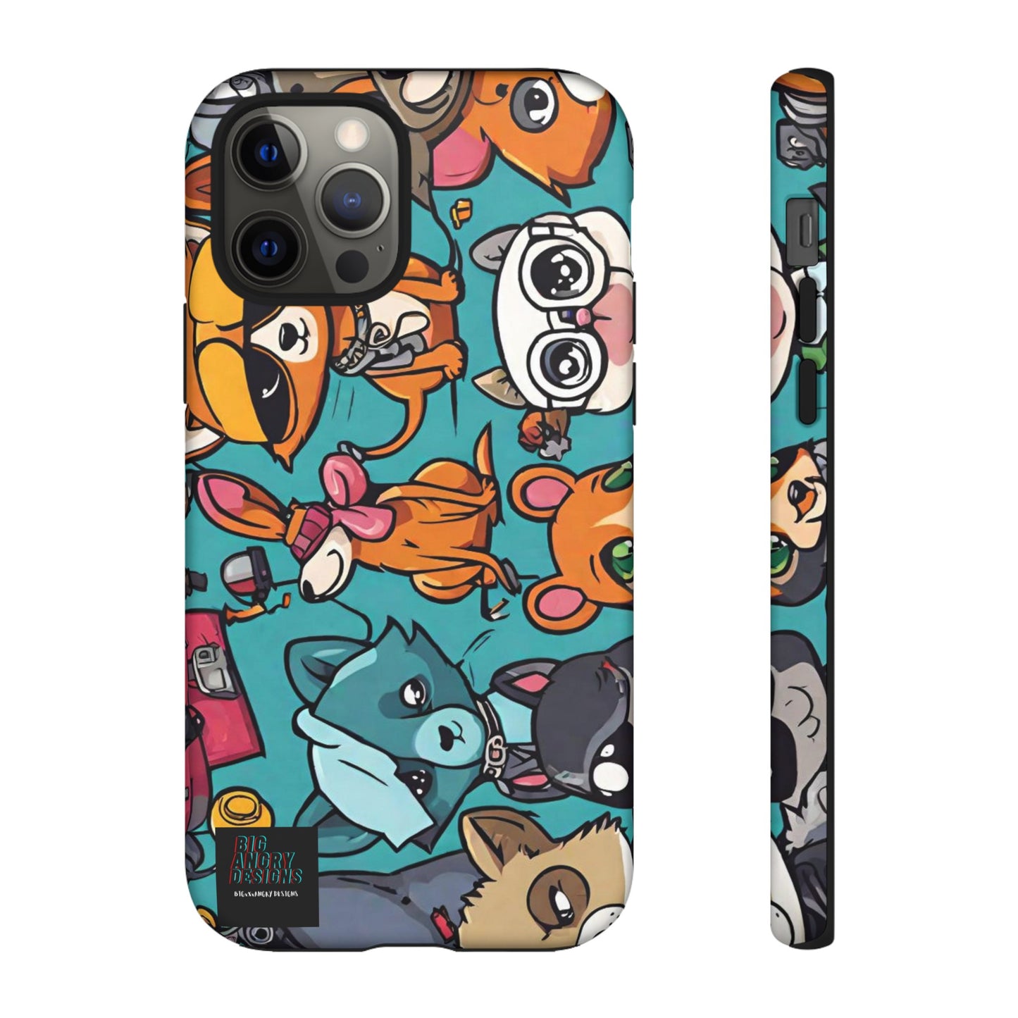 BIGxXxANGRY DESIGNS  "Paw Pals" Protective Phone Case