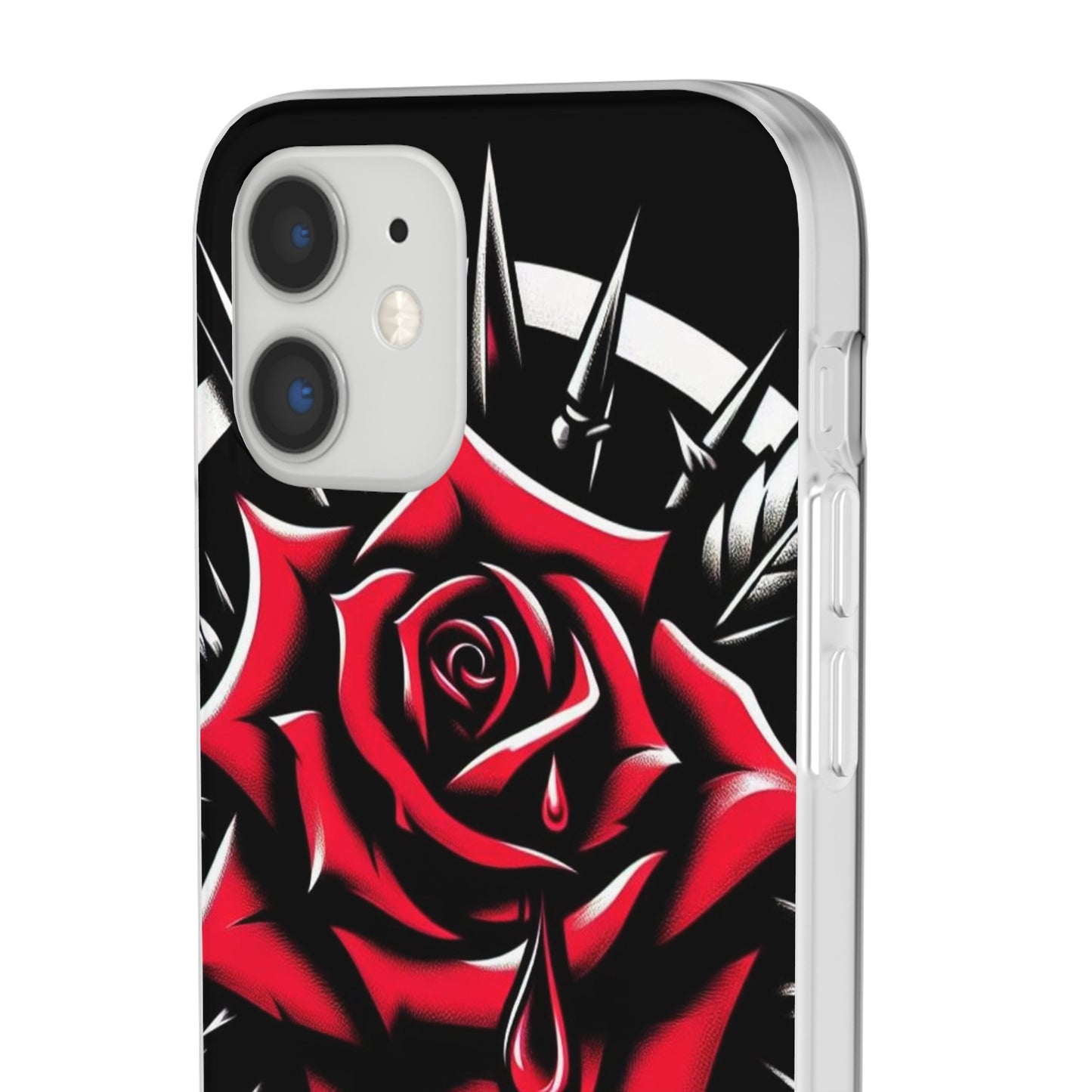 BIGxXxANGRY DESIGNS "Blood Rose" Flex Case