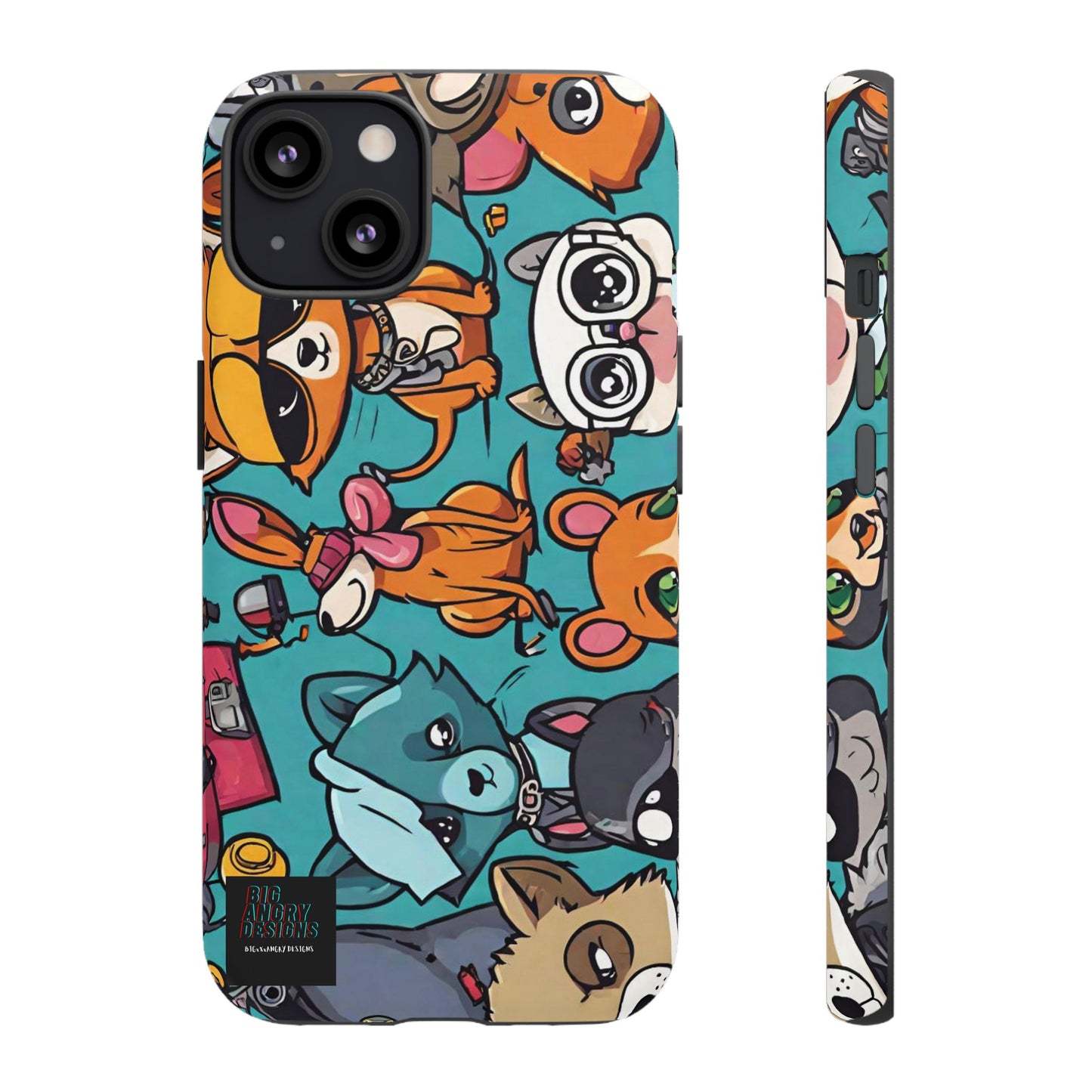 BIGxXxANGRY DESIGNS  "Paw Pals" Protective Phone Case