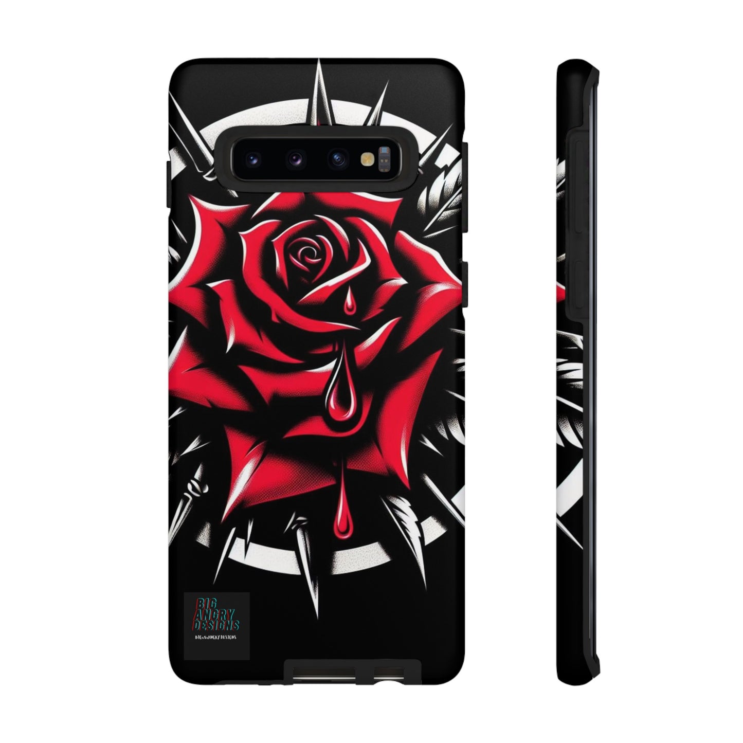 BIGxXxANGRY DESIGNS "Blood Rose" Protective Phone Case