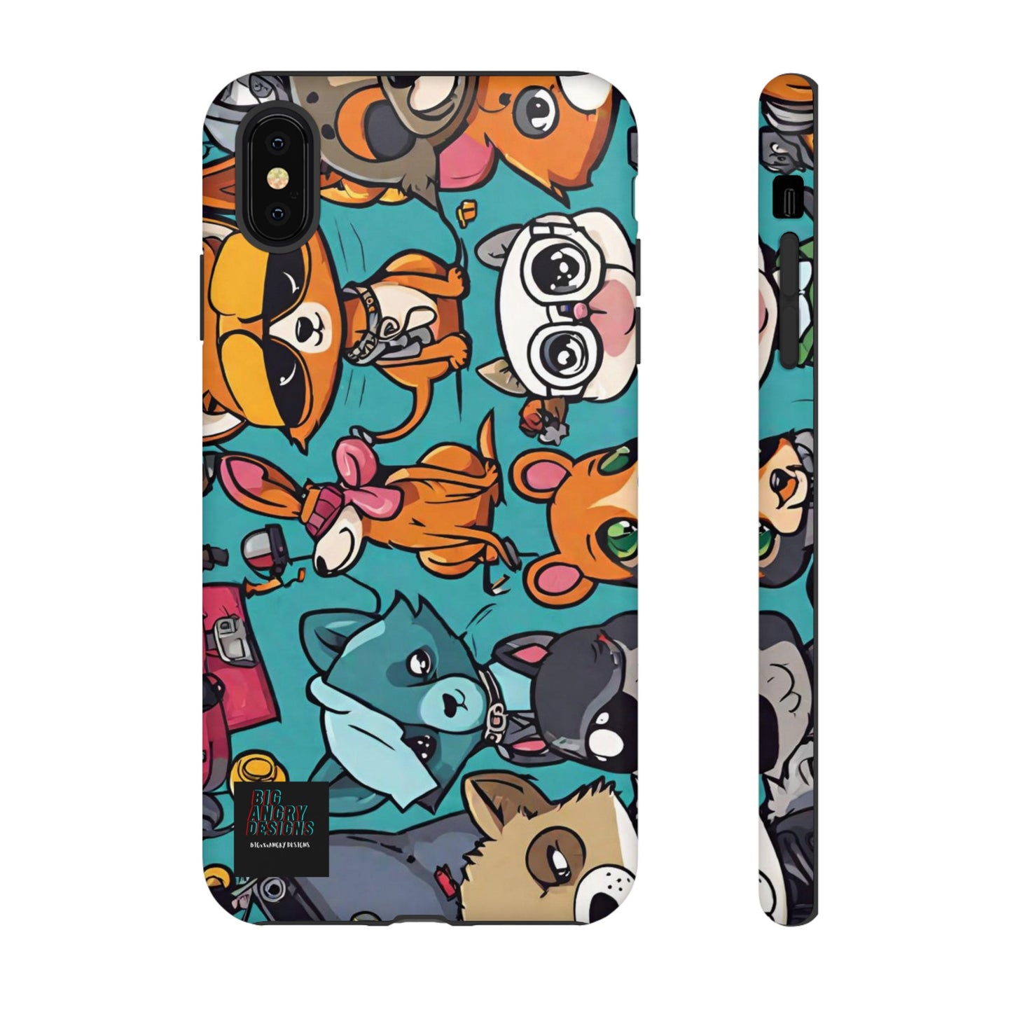 BIGxXxANGRY DESIGNS  "Paw Pals" Protective Phone Case