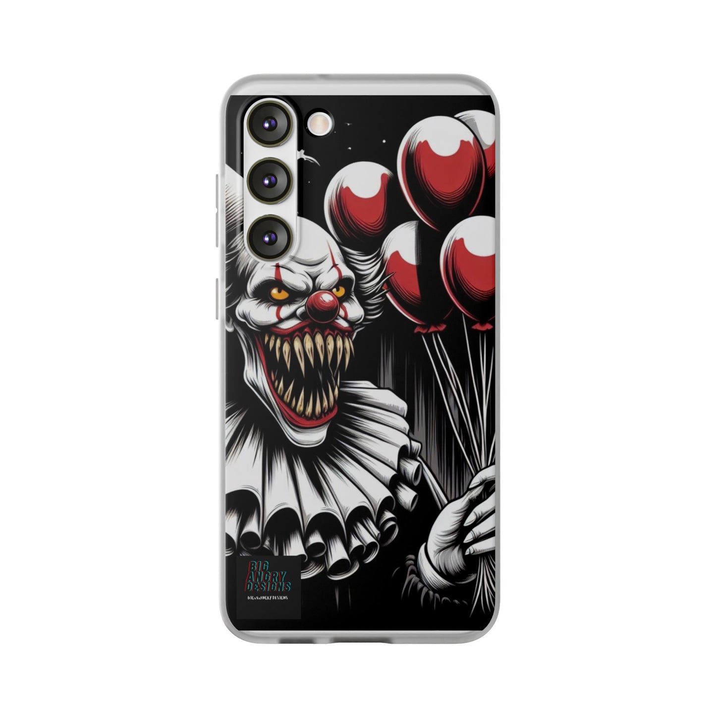 BIGxXxANGRY DESIGNS "BUBBLES THE CLOWN" Flex Case