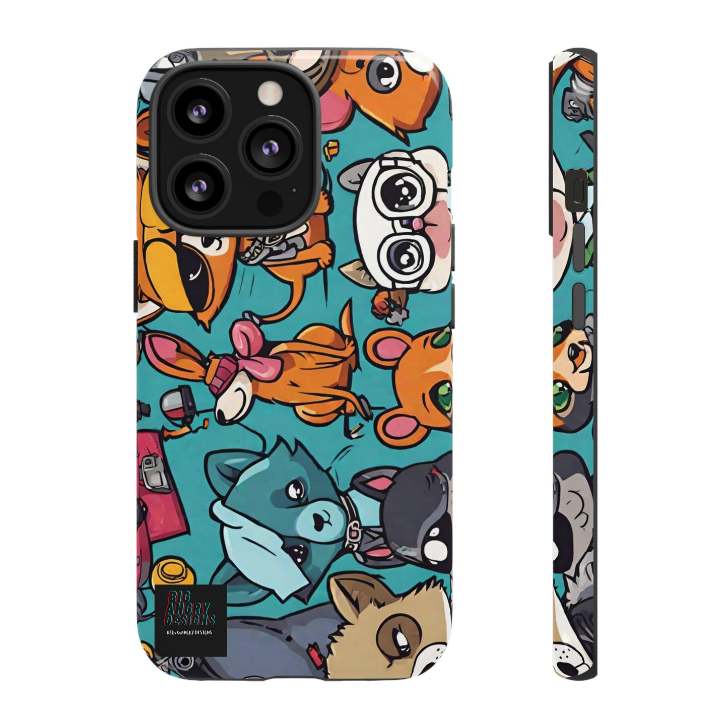 BIGxXxANGRY DESIGNS  "Paw Pals" Protective Phone Case