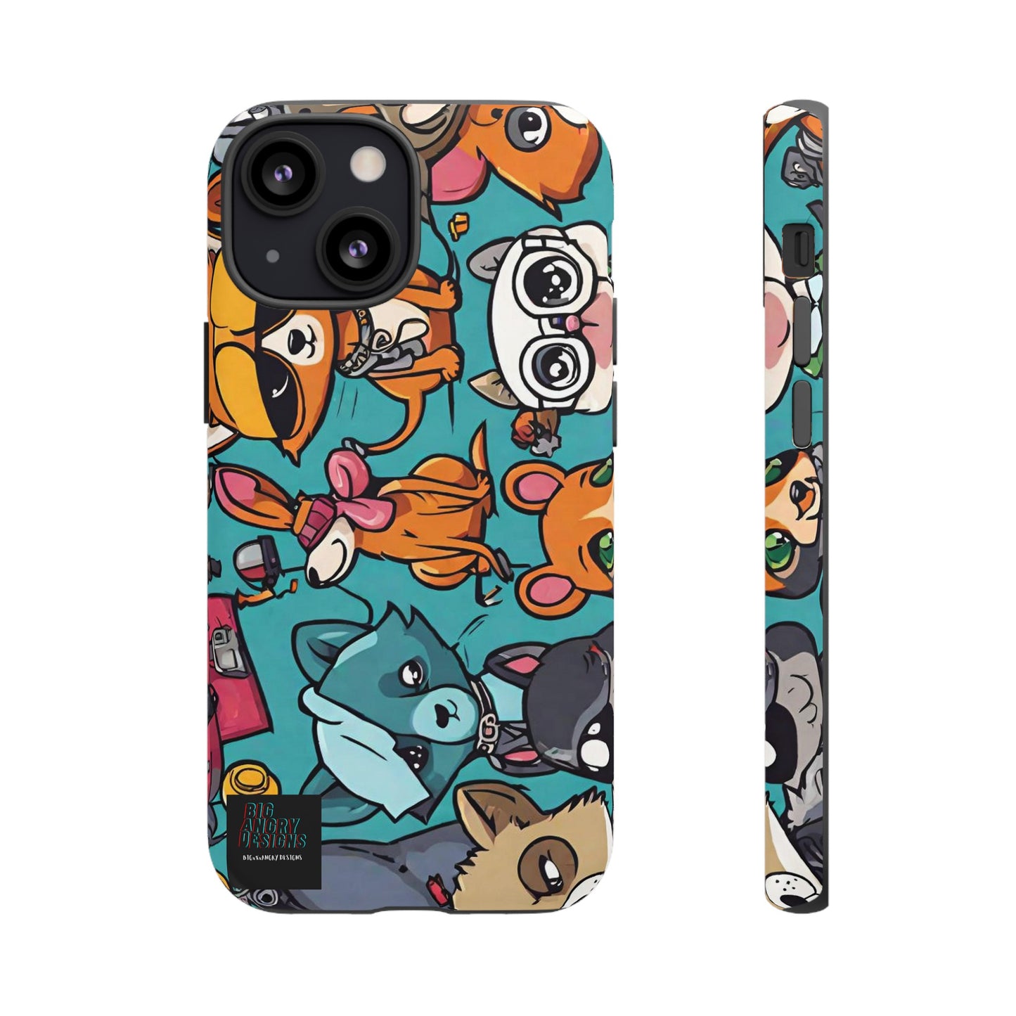 BIGxXxANGRY DESIGNS  "Paw Pals" Protective Phone Case