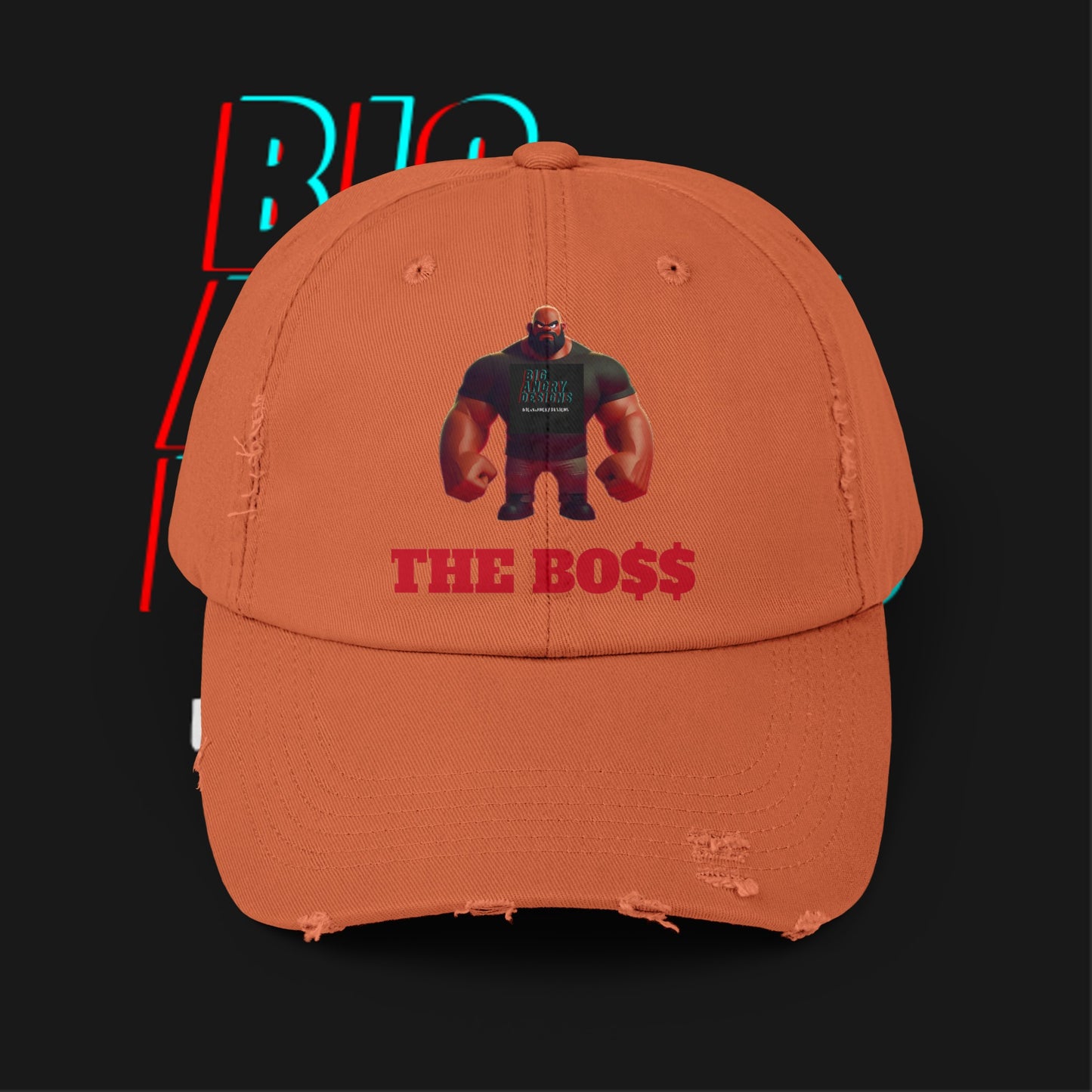 BIGxXxANGRY DESIGNS "THE BO$$" LOGO HAT