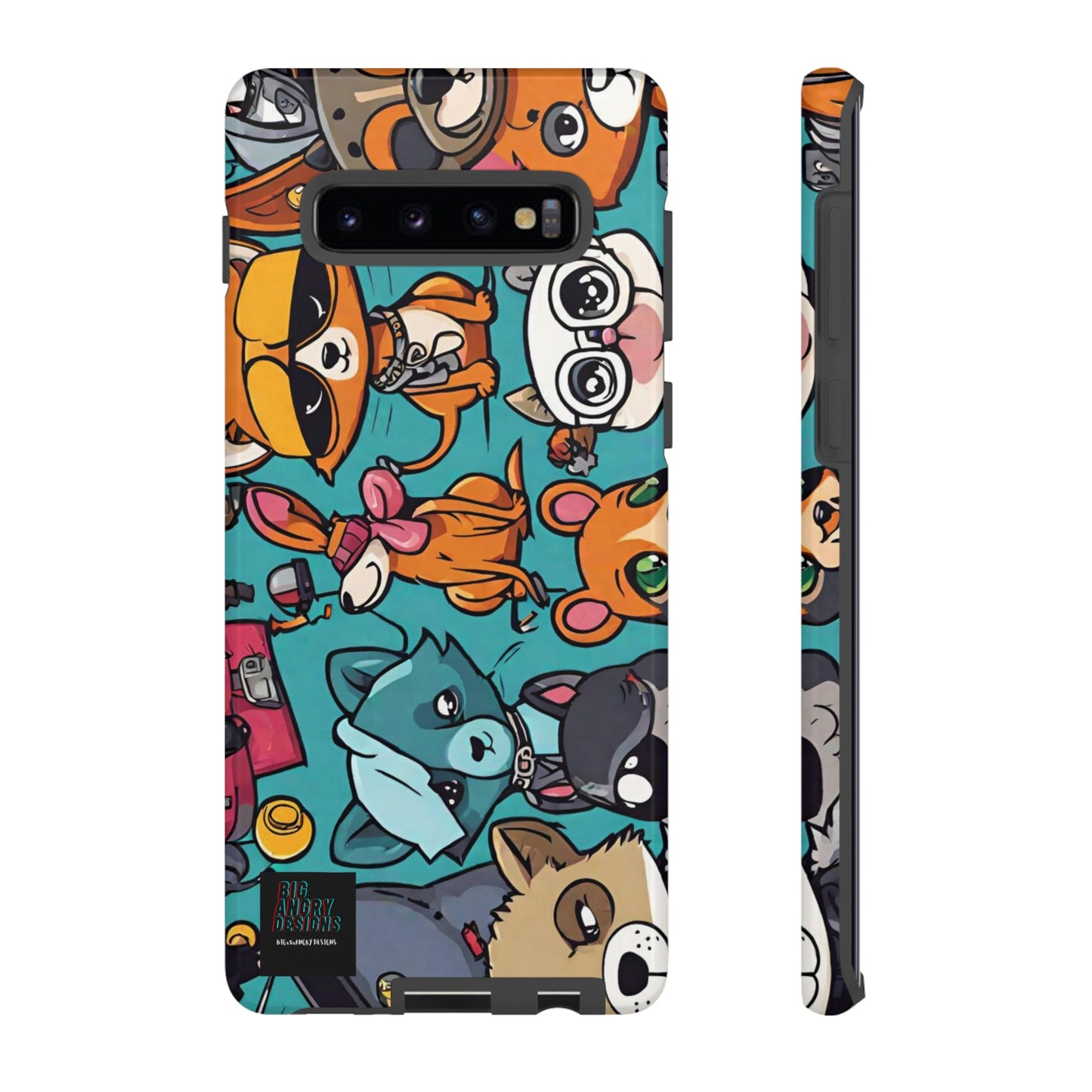 BIGxXxANGRY DESIGNS  "Paw Pals" Protective Phone Case