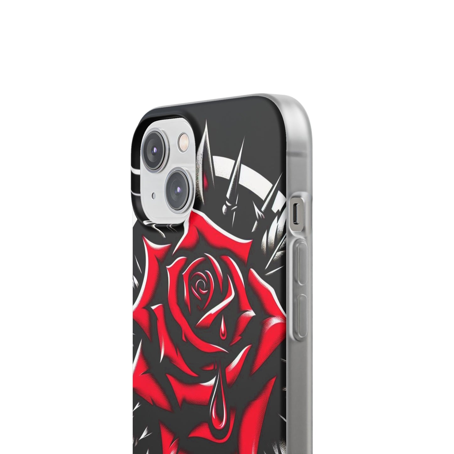 BIGxXxANGRY DESIGNS "Blood Rose" Flex Case