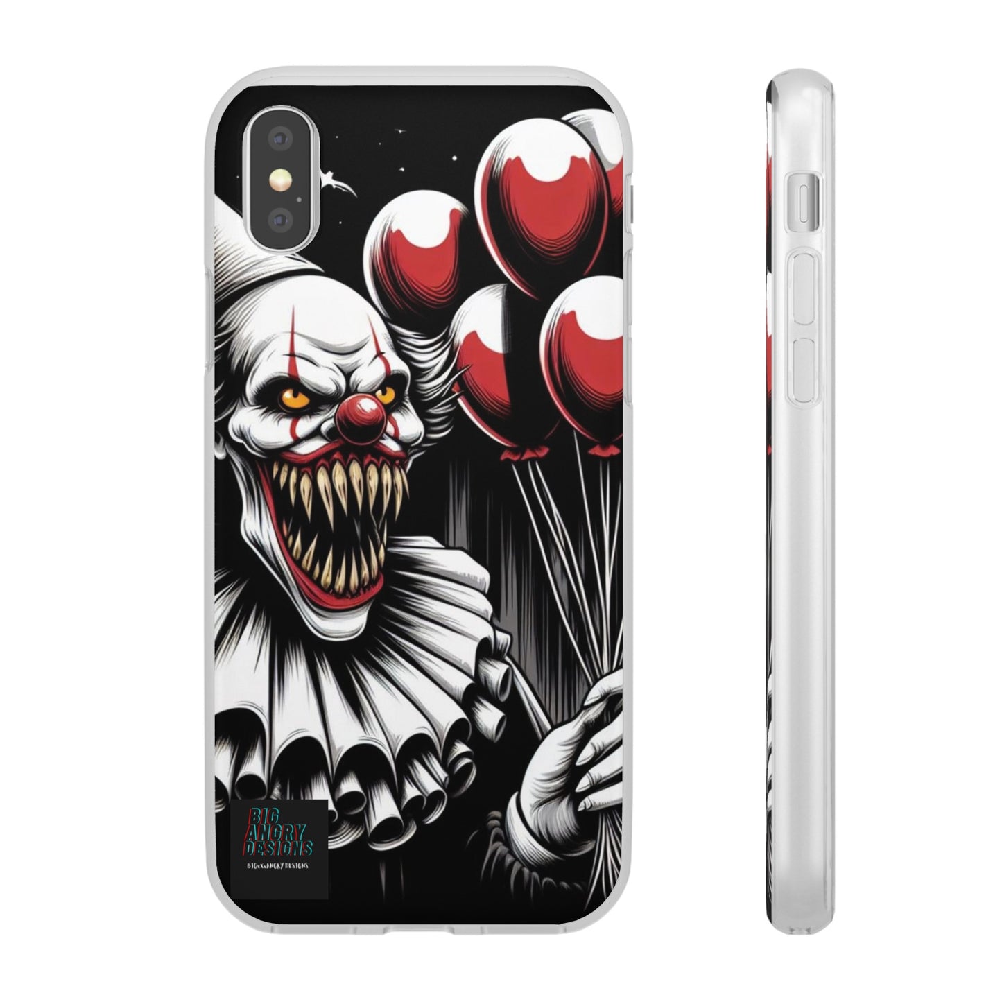 BIGxXxANGRY DESIGNS "BUBBLES THE CLOWN" Flex Case