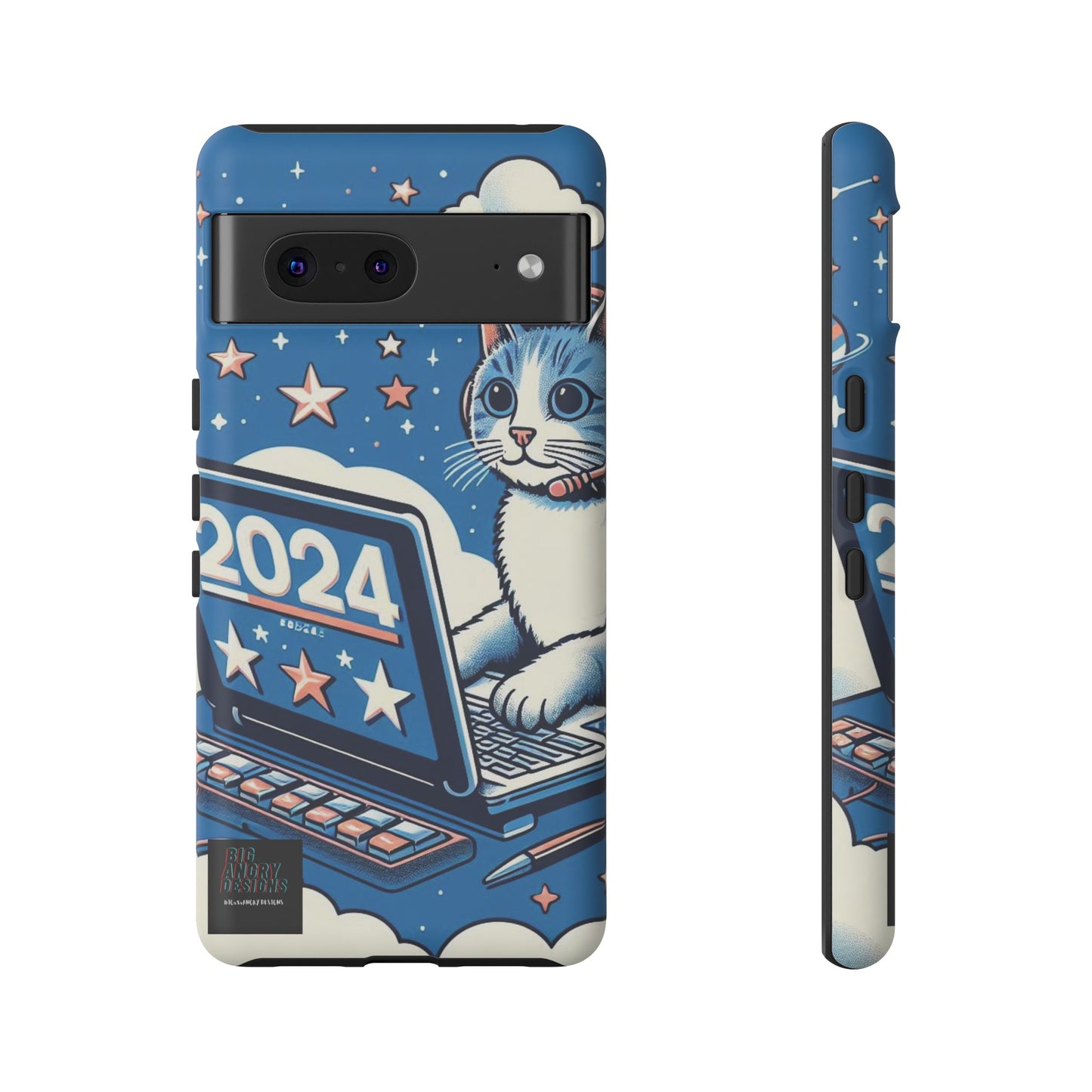 BIGxXxANGRY DESIGNS "2024  Kitty" Protective Phone Case