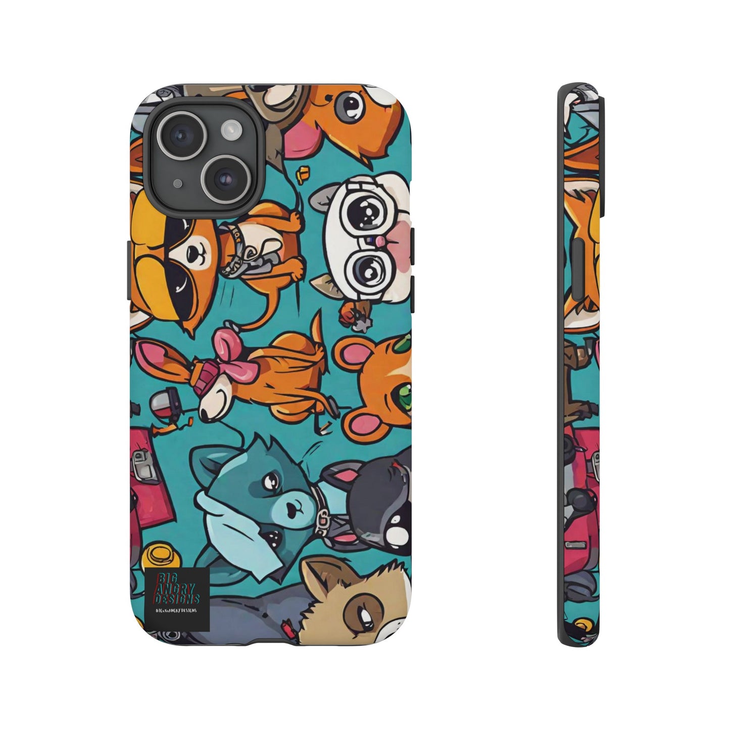 BIGxXxANGRY DESIGNS  "Paw Pals" Protective Phone Case