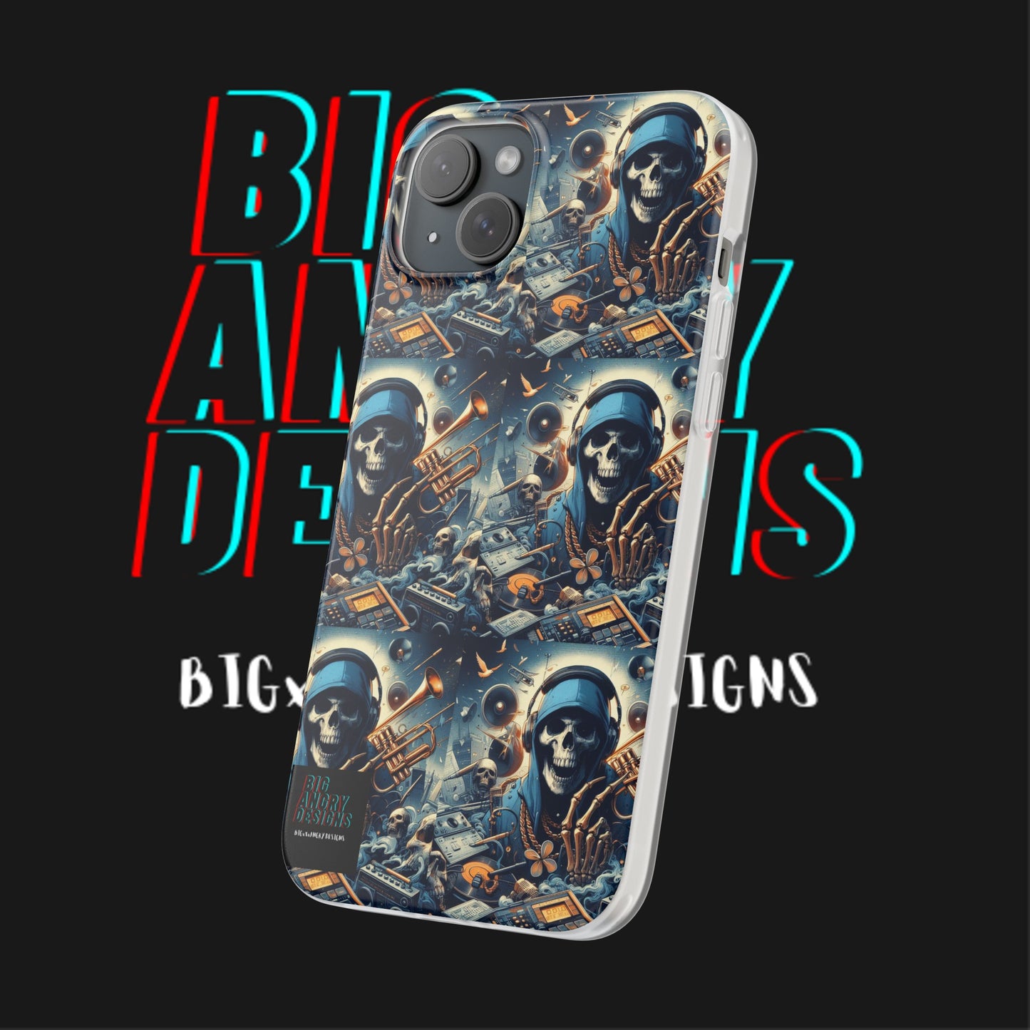 BIGxXxANGRY DESIGNS "COSMIC JAM" Flex Case