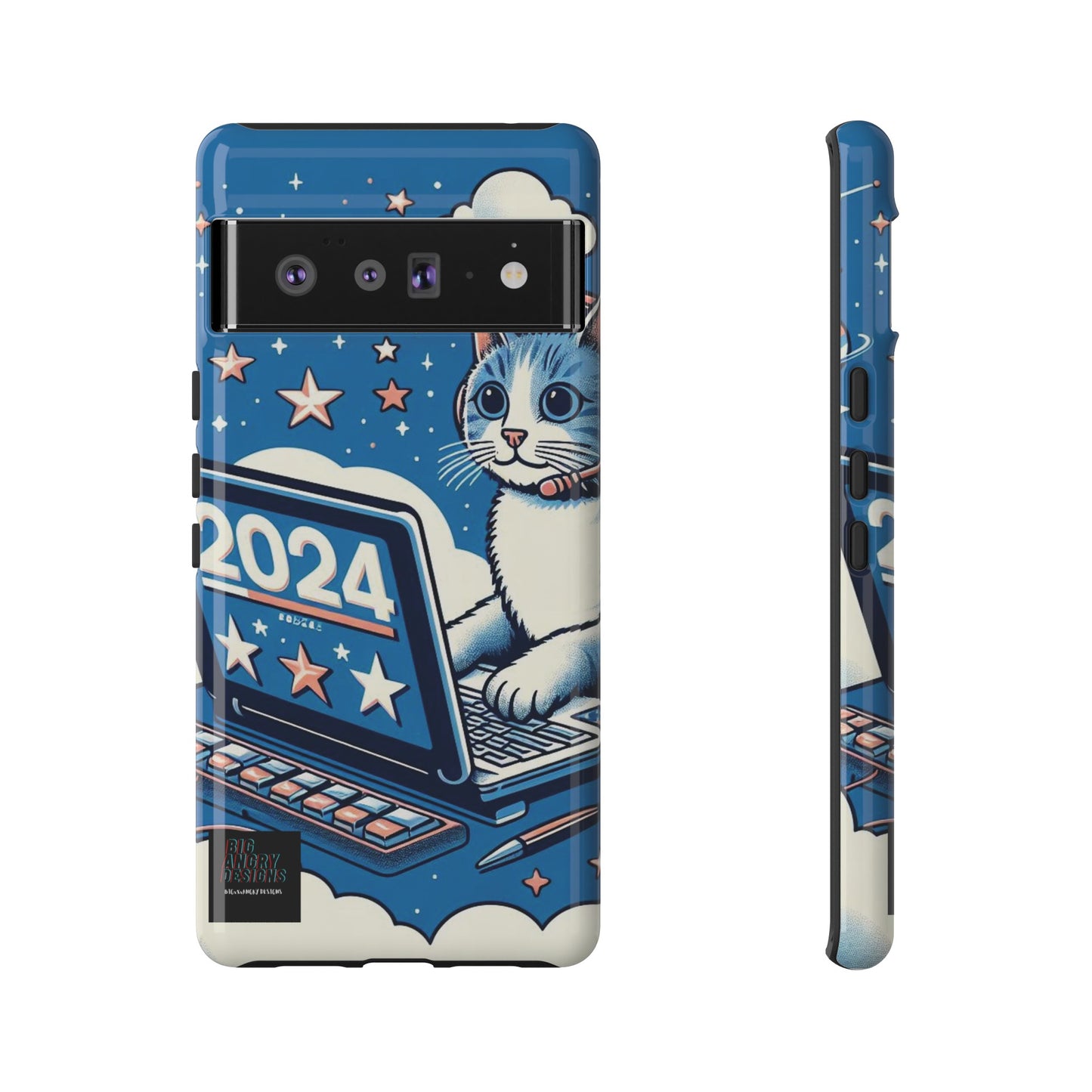 BIGxXxANGRY DESIGNS "2024  Kitty" Protective Phone Case