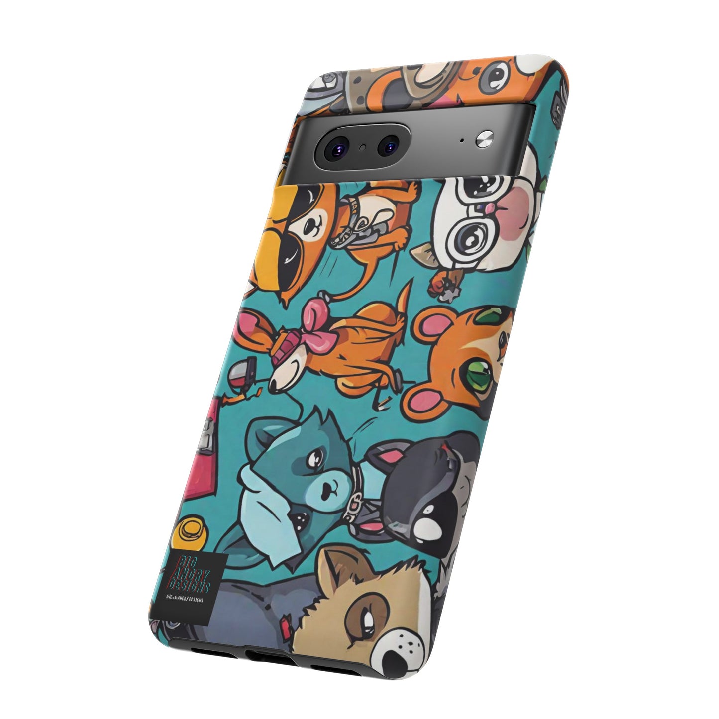 BIGxXxANGRY DESIGNS  "Paw Pals" Protective Phone Case