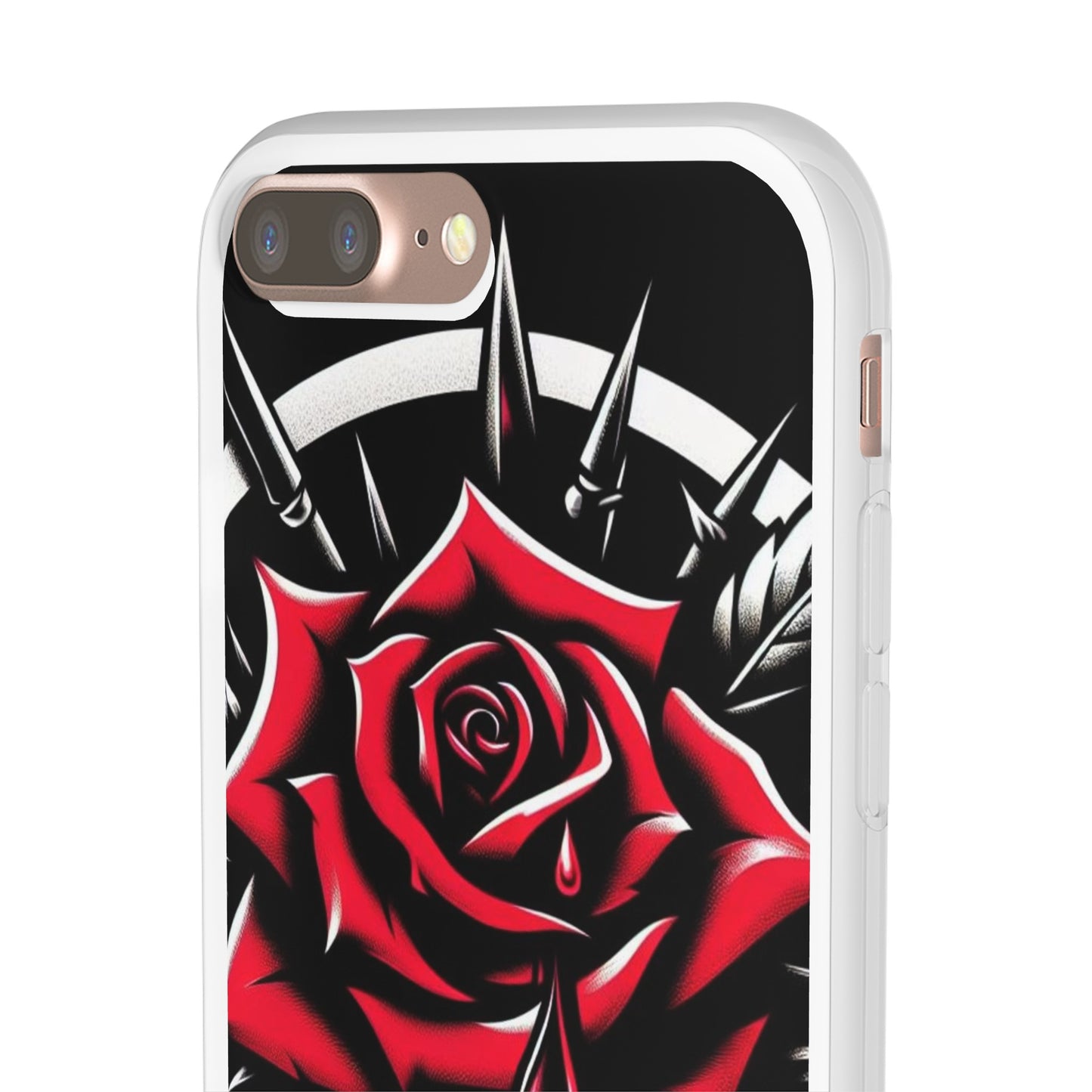 BIGxXxANGRY DESIGNS "Blood Rose" Flex Case