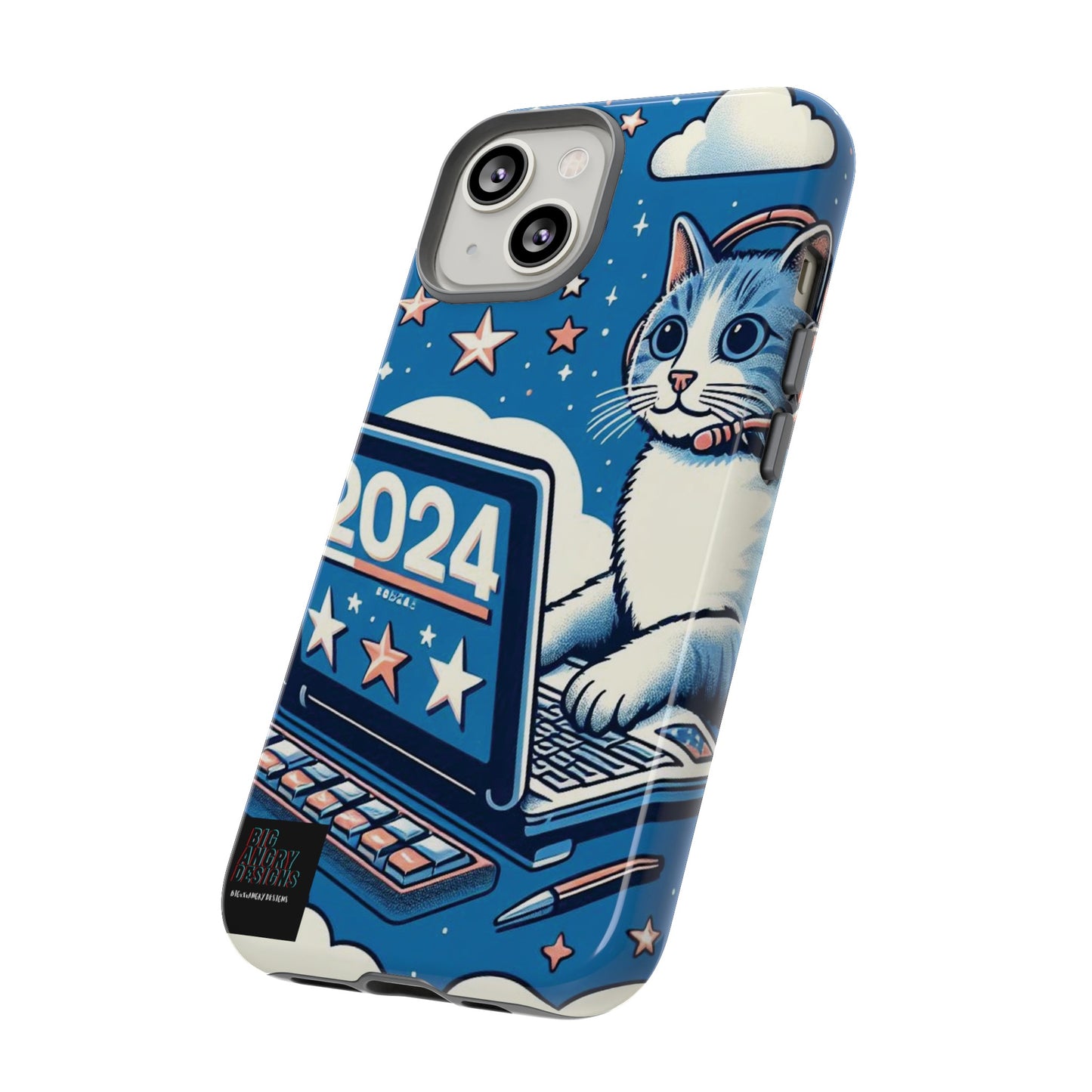 BIGxXxANGRY DESIGNS "2024  Kitty" Protective Phone Case