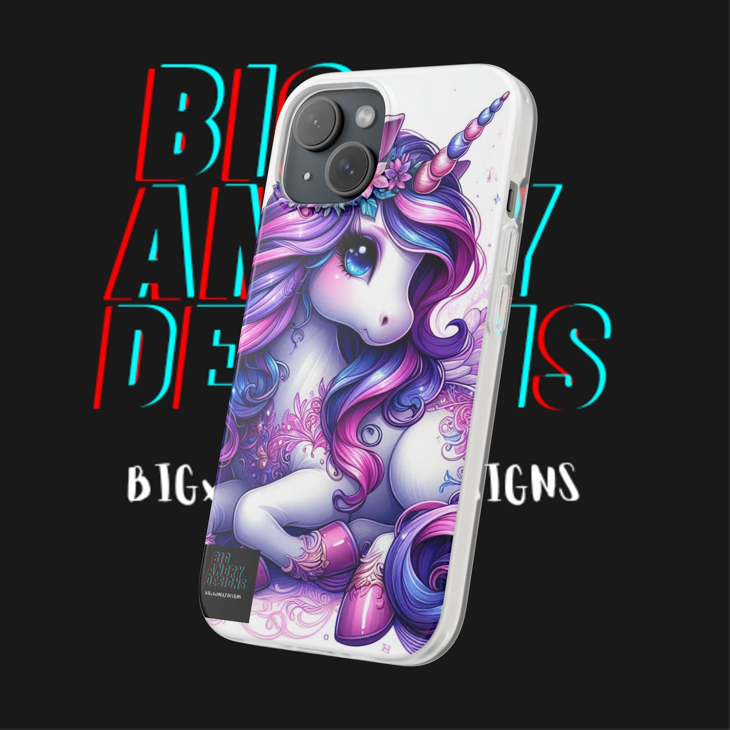 BIGxXxANGRY DESIGNS "LUNA LOVE" Flex Case