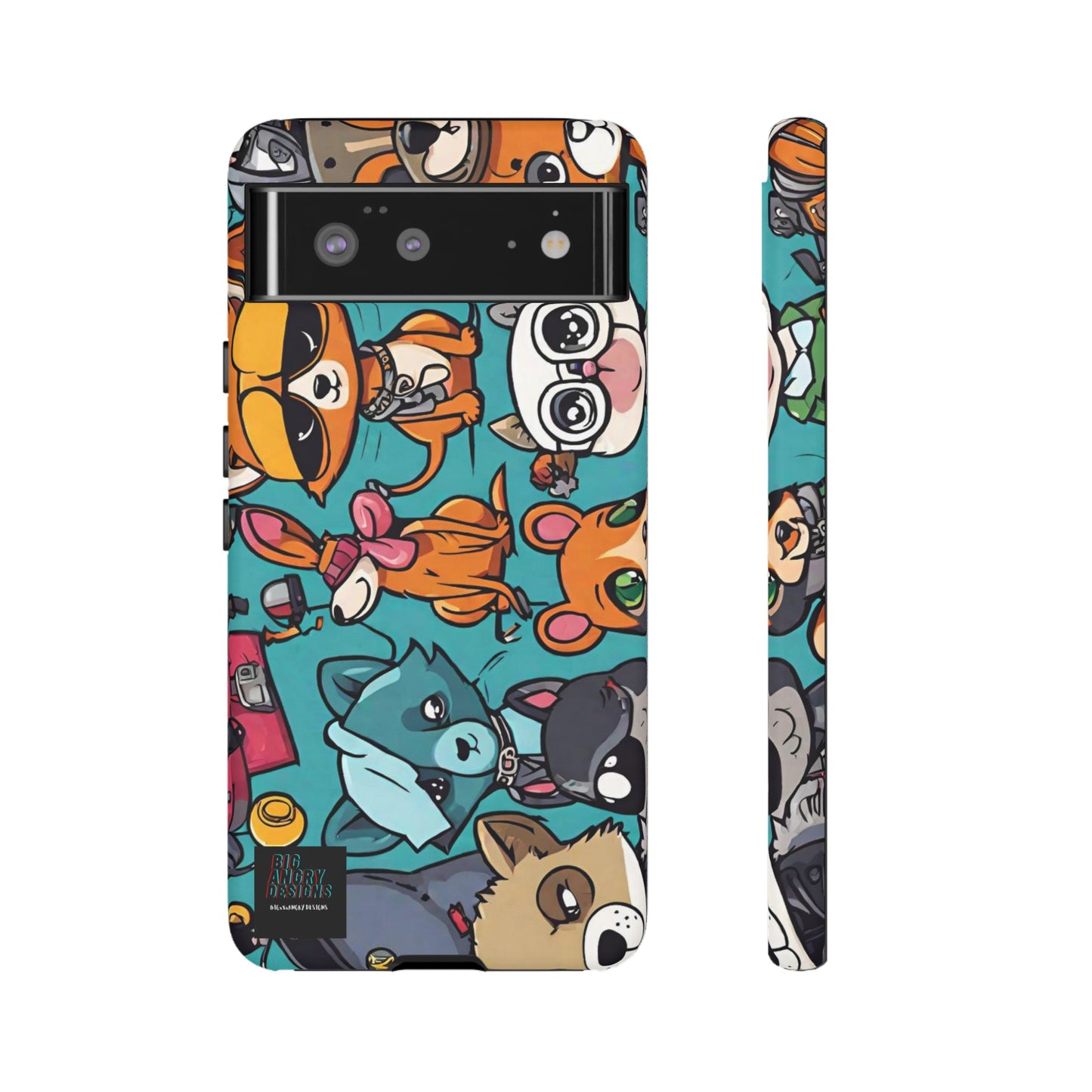 BIGxXxANGRY DESIGNS  "Paw Pals" Protective Phone Case