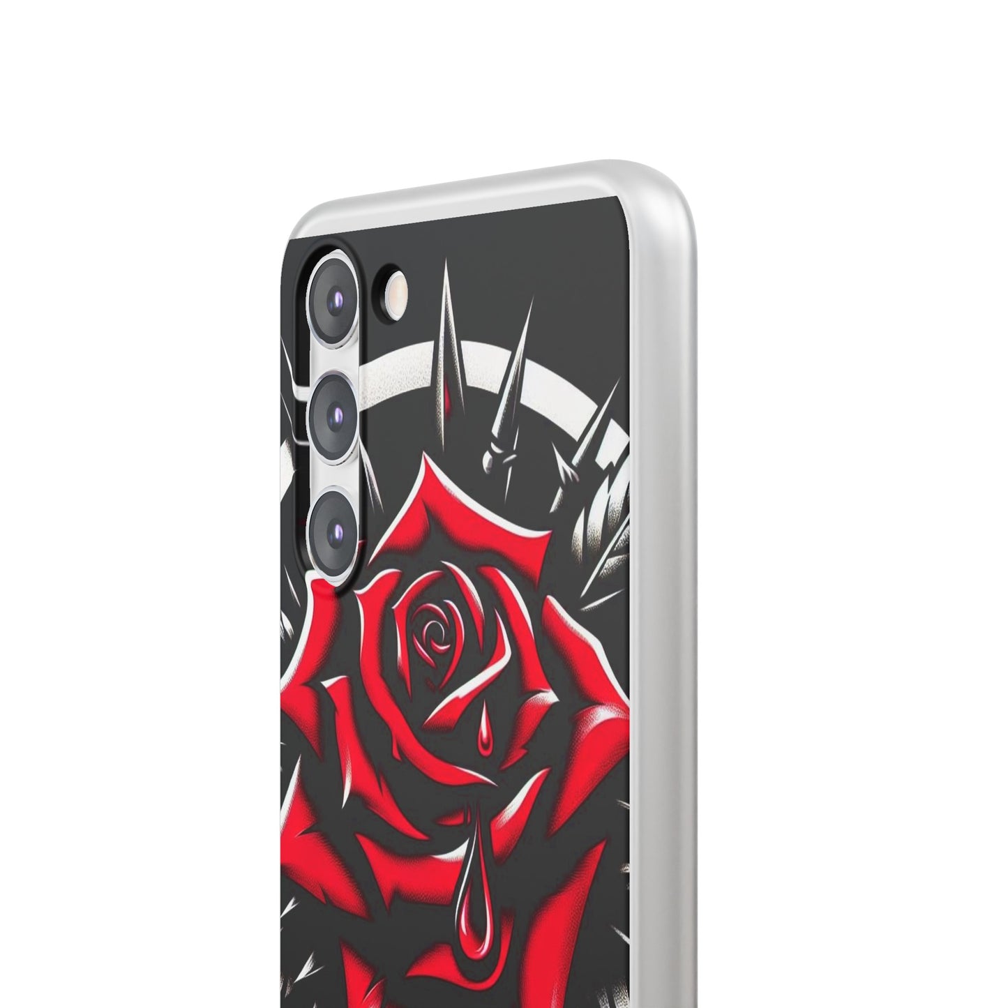 BIGxXxANGRY DESIGNS "Blood Rose" Flex Case