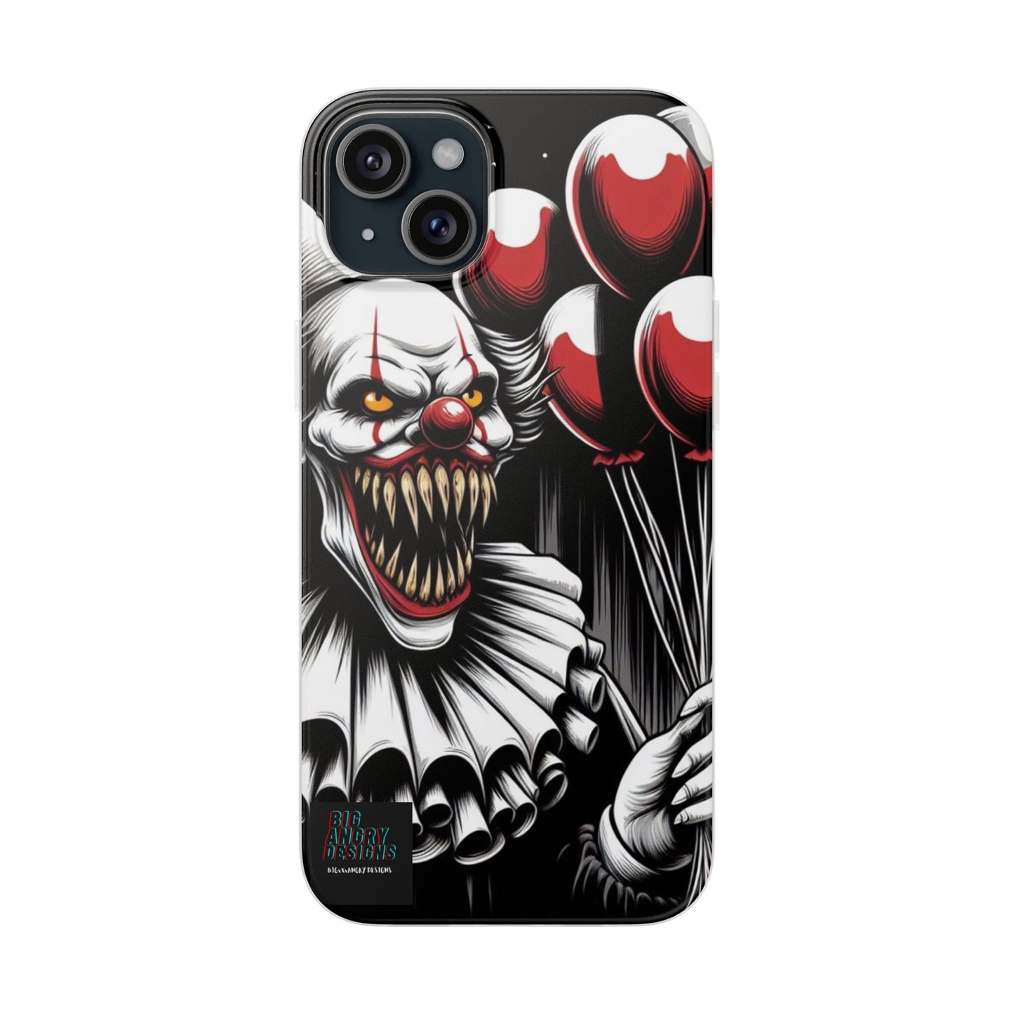 BIGxXxANGRY DESIGNS "BUBBLES THE CLOWN" Flex Case