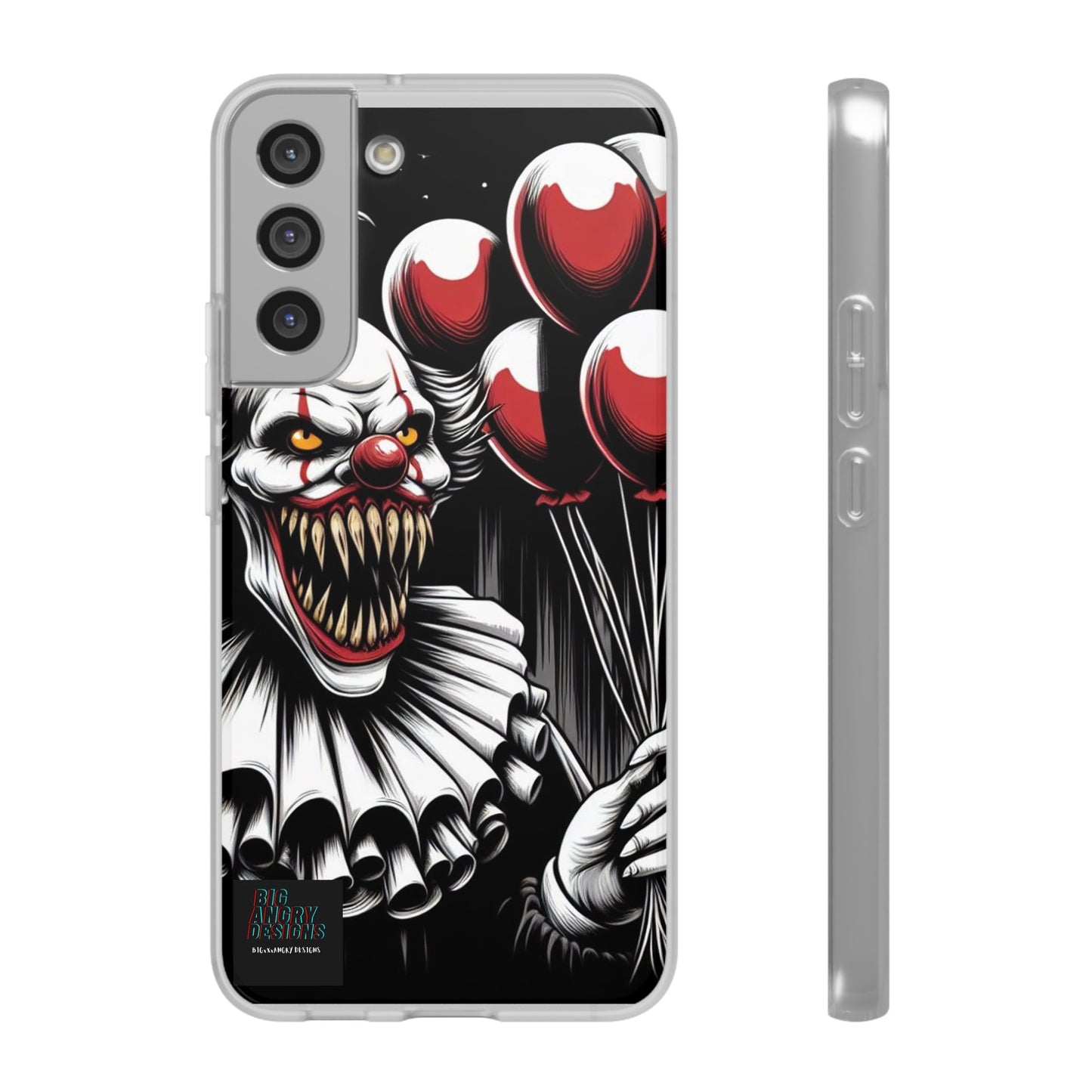 BIGxXxANGRY DESIGNS "BUBBLES THE CLOWN" Flex Case