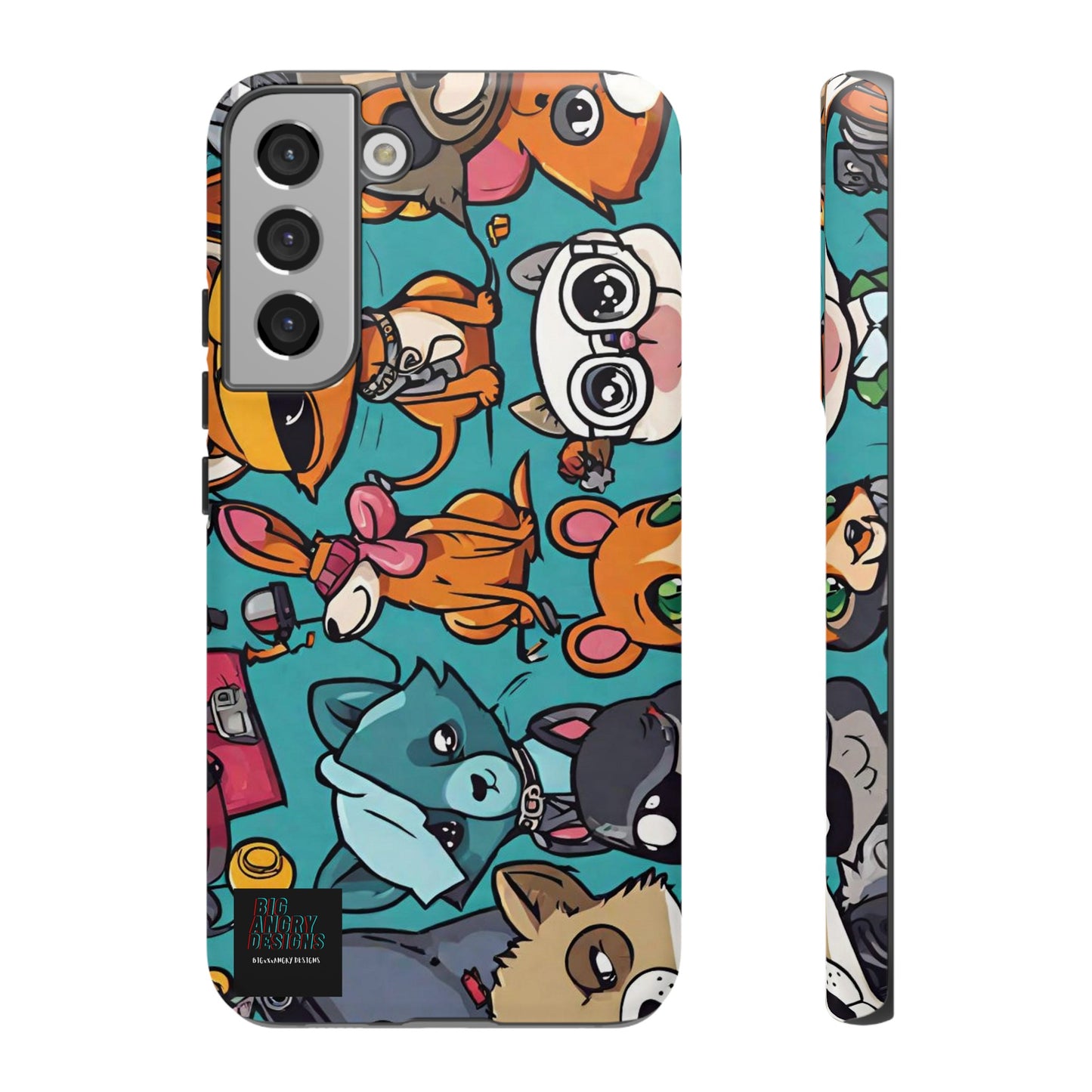 BIGxXxANGRY DESIGNS  "Paw Pals" Protective Phone Case