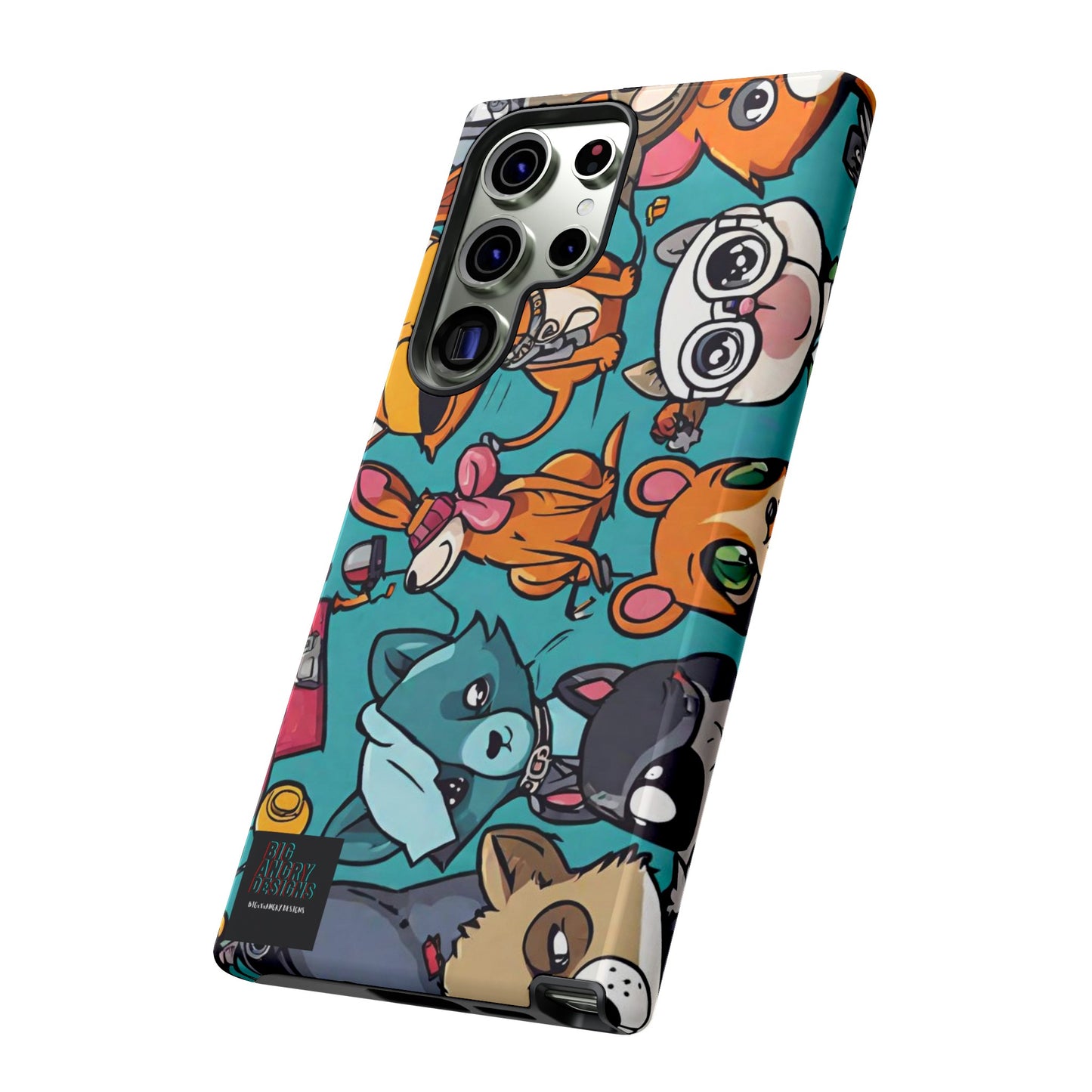 BIGxXxANGRY DESIGNS  "Paw Pals" Protective Phone Case