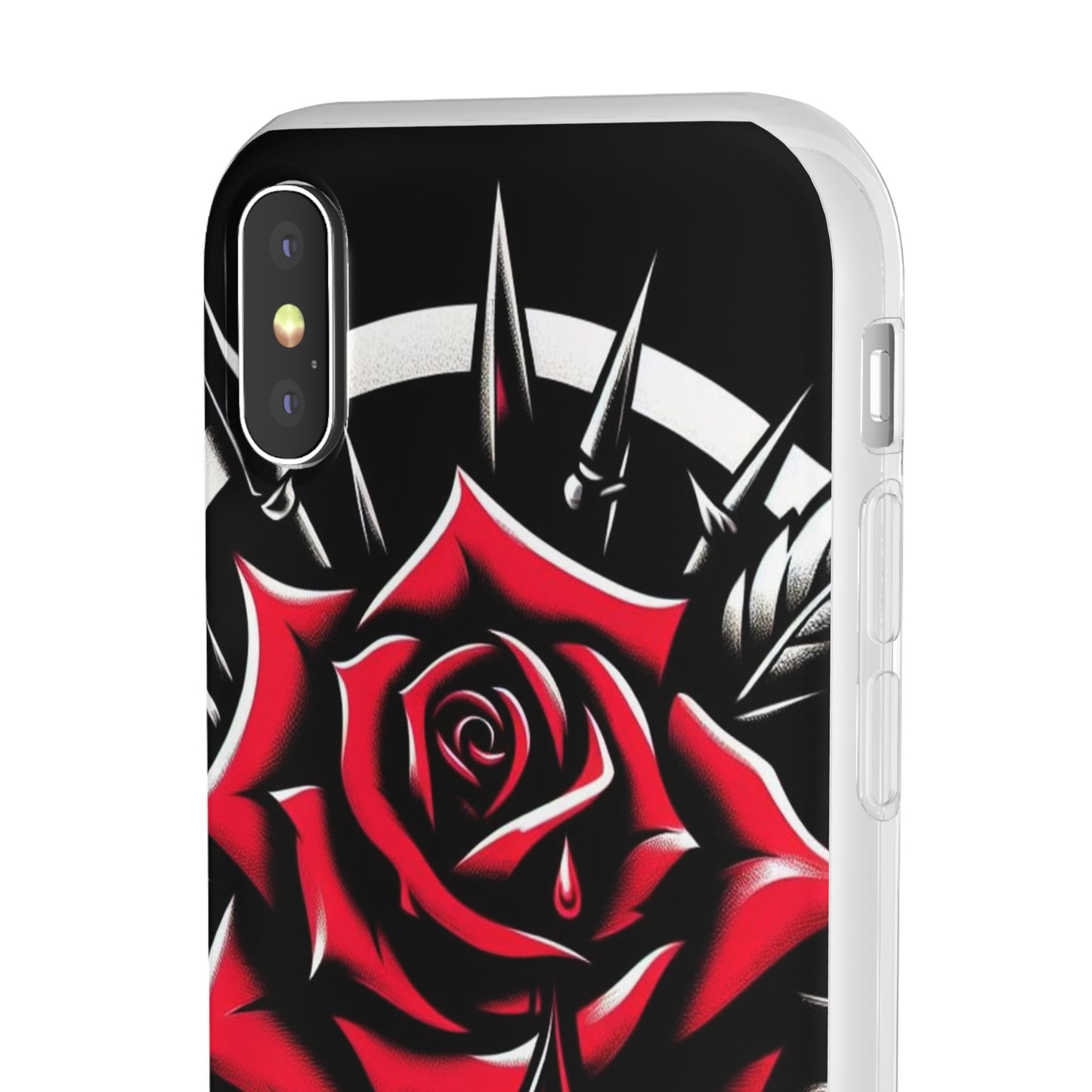 BIGxXxANGRY DESIGNS "Blood Rose" Flex Case