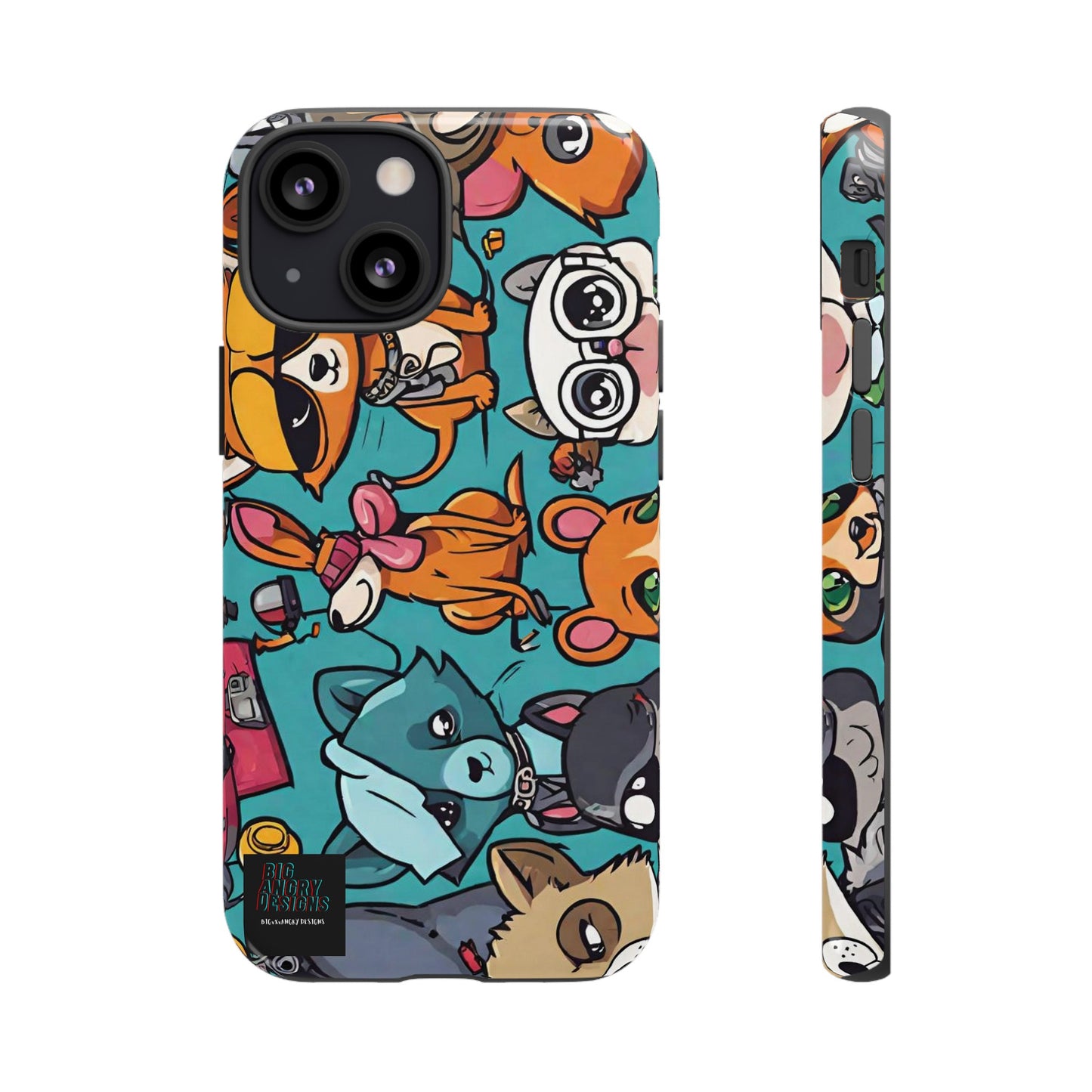 BIGxXxANGRY DESIGNS  "Paw Pals" Protective Phone Case