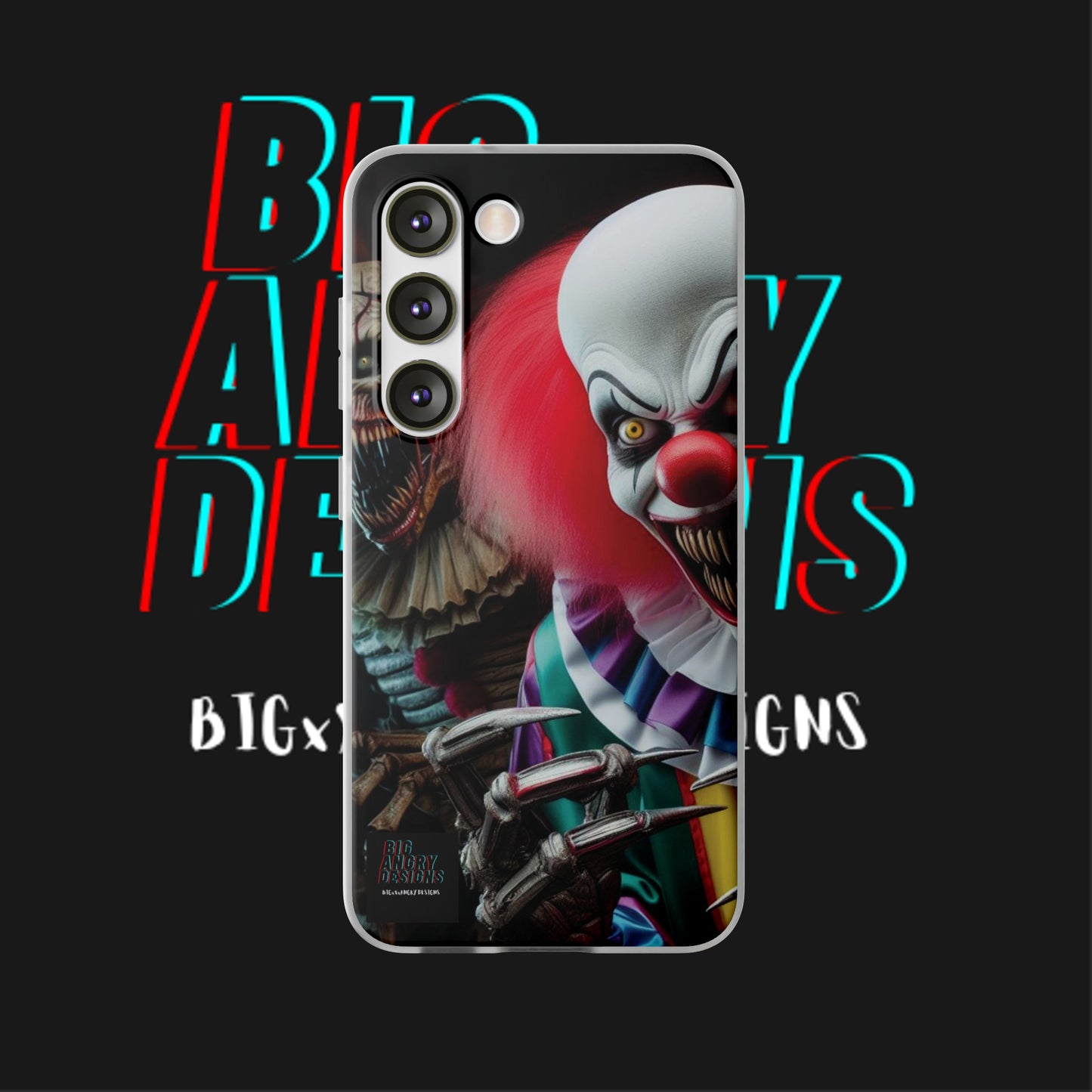 BIGxXxANGRY DESIGNS "Coulrophobia" Flex Case