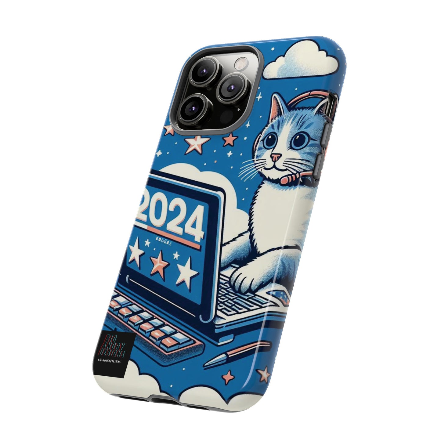 BIGxXxANGRY DESIGNS "2024  Kitty" Protective Phone Case