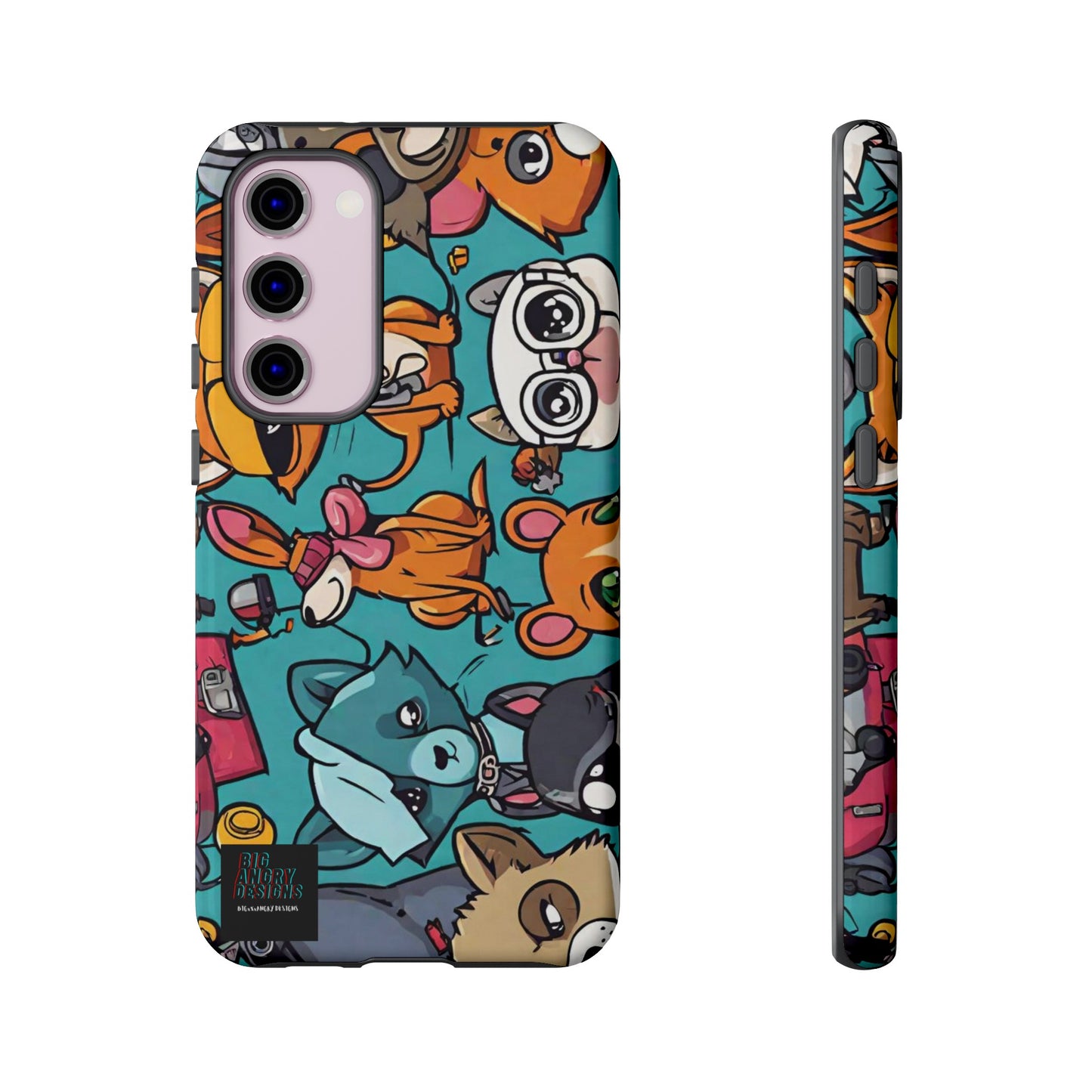 BIGxXxANGRY DESIGNS  "Paw Pals" Protective Phone Case