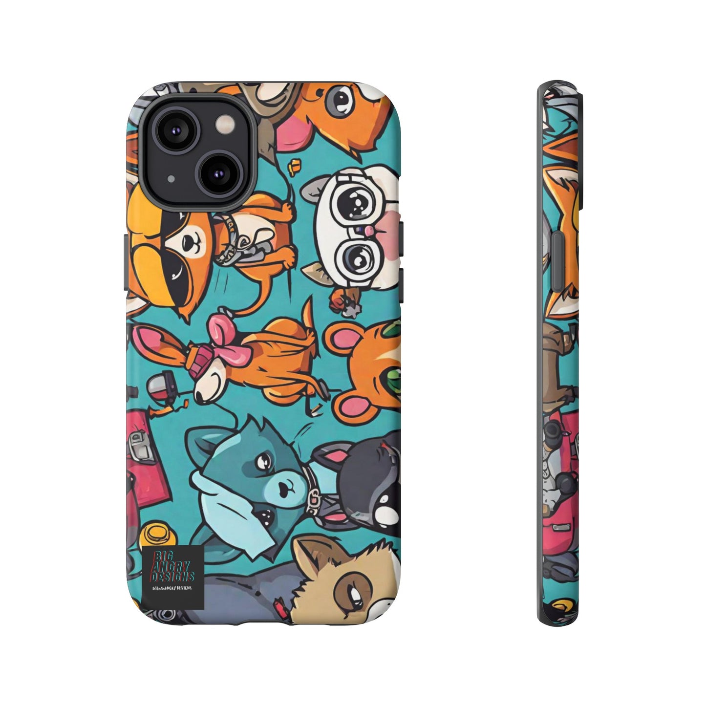 BIGxXxANGRY DESIGNS  "Paw Pals" Protective Phone Case