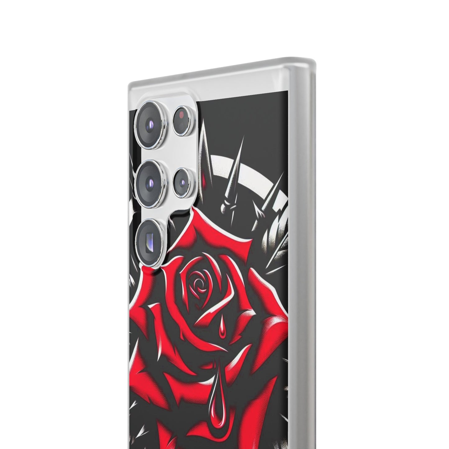 BIGxXxANGRY DESIGNS "Blood Rose" Flex Case