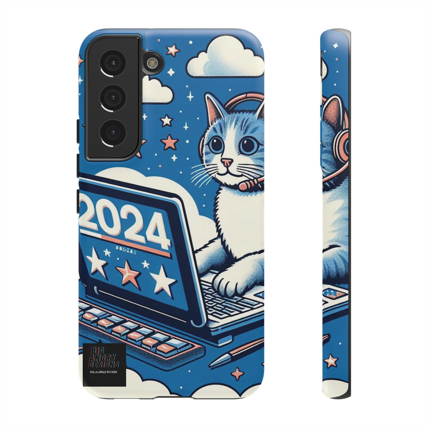 BIGxXxANGRY DESIGNS "2024  Kitty" Protective Phone Case