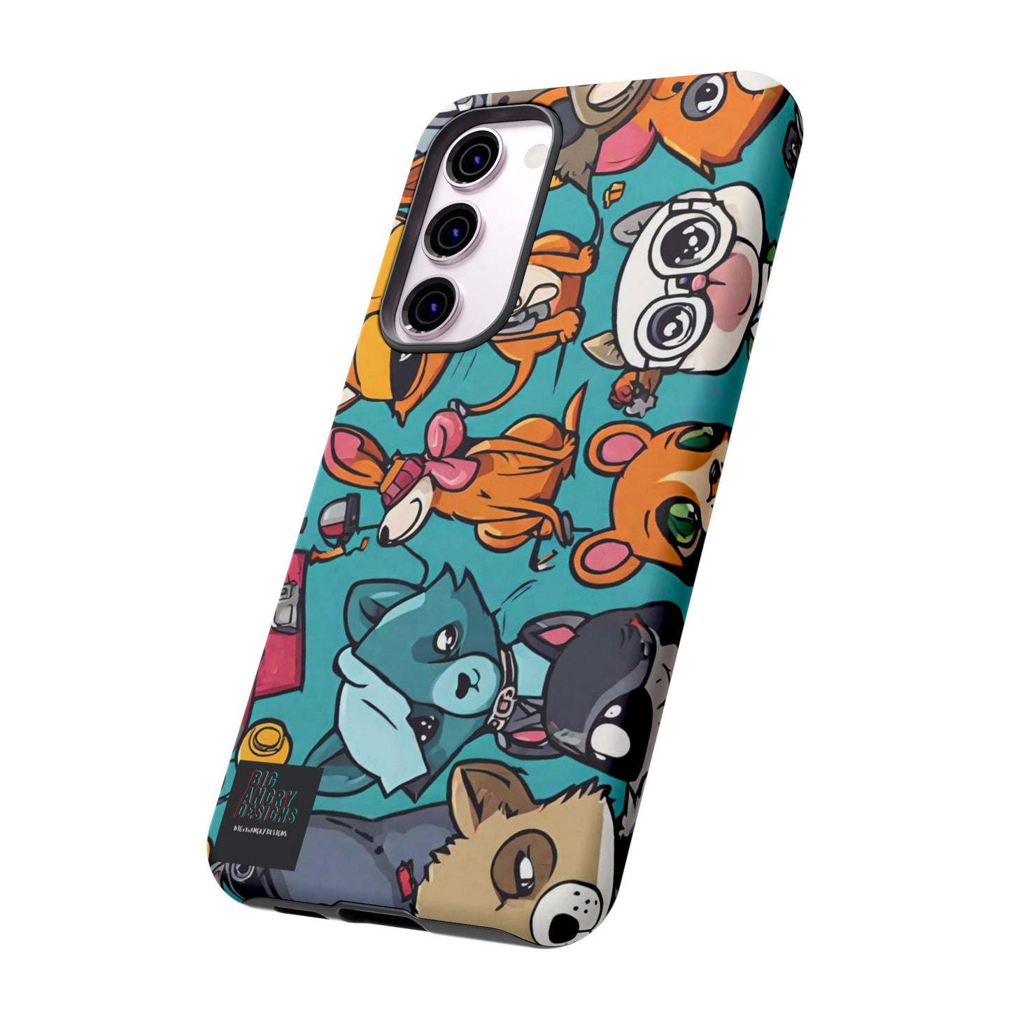 BIGxXxANGRY DESIGNS  "Paw Pals" Protective Phone Case